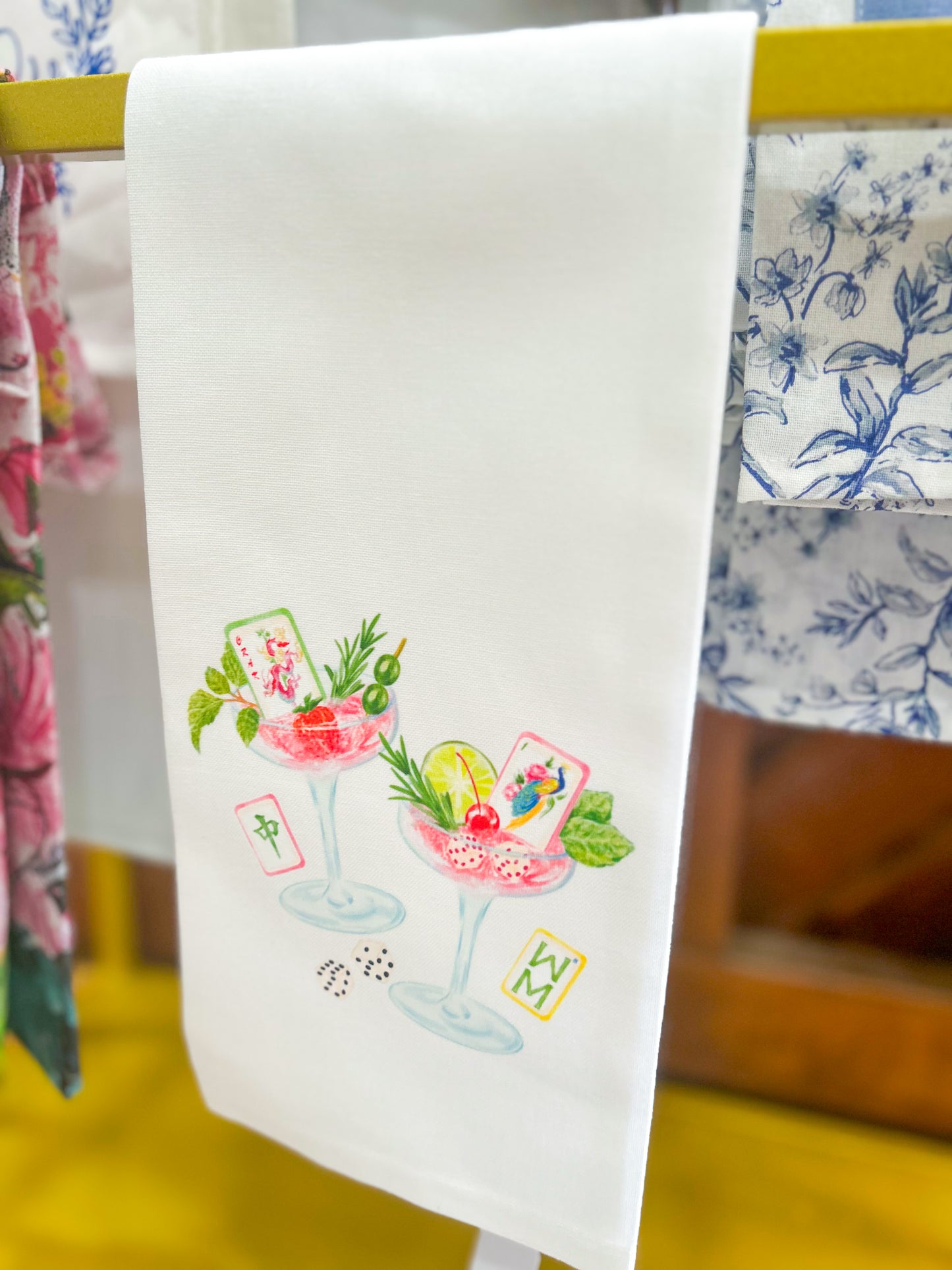 Martinis & Mahjong Nights Hand Towel
