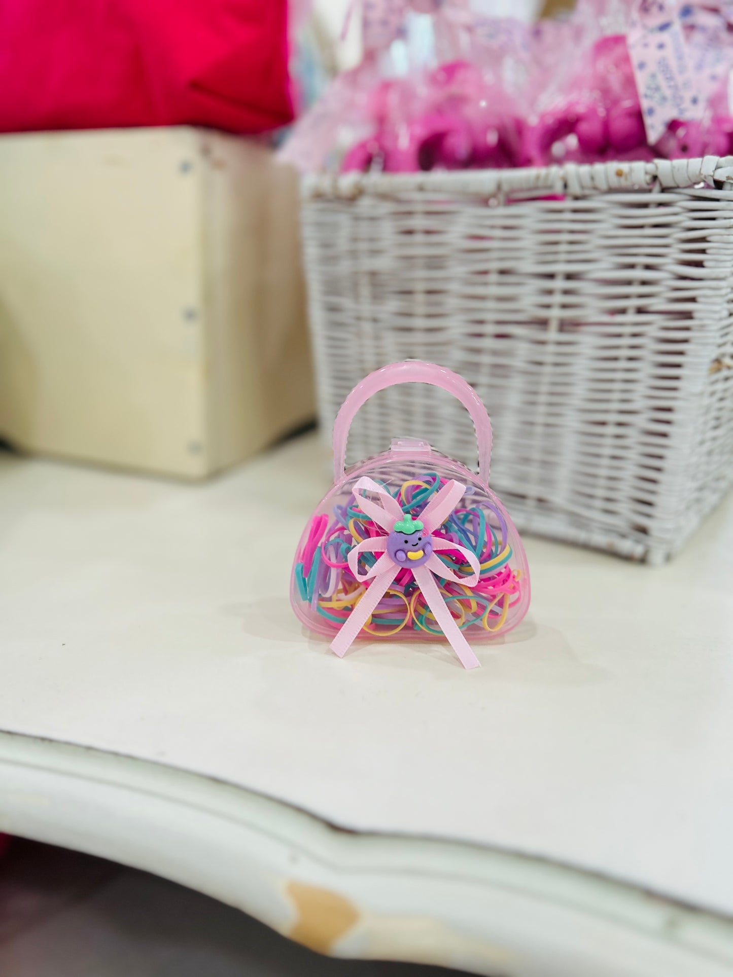 Rubber Band Plastic Purse