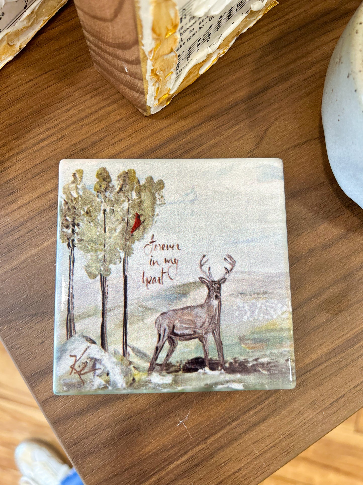 GA Deer Forever Coaster