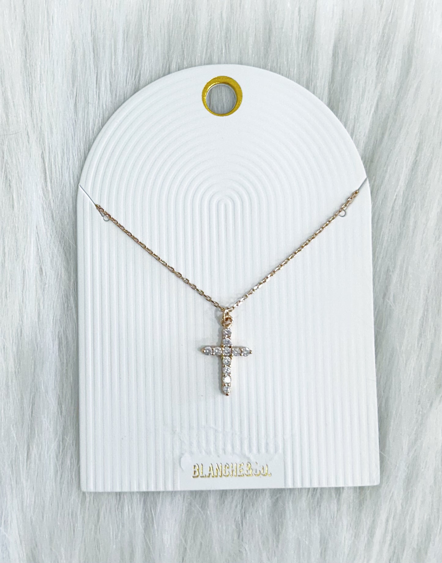 Elizabeth Cross Necklace