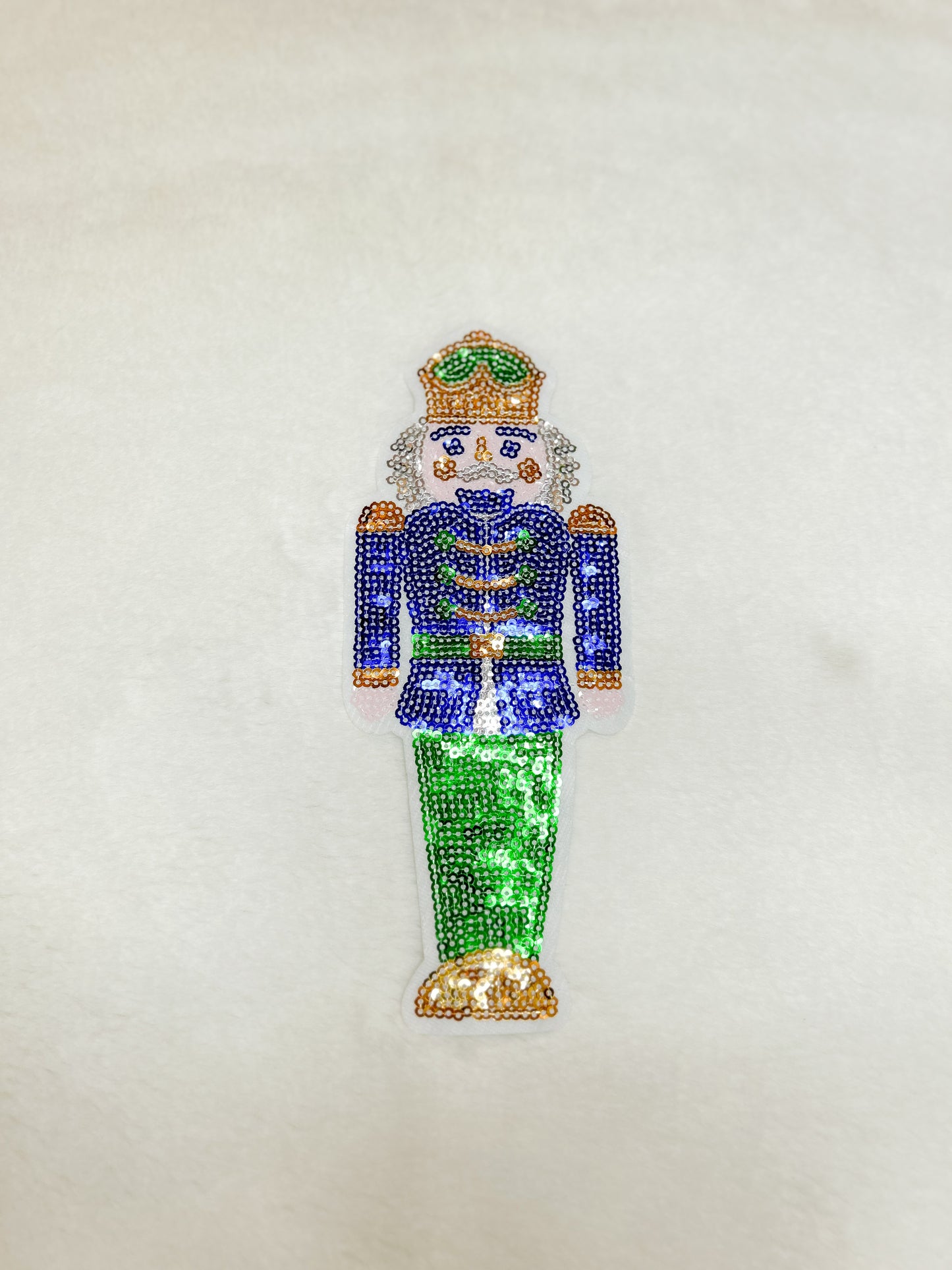 Patch-Small Sequin Nutcracker