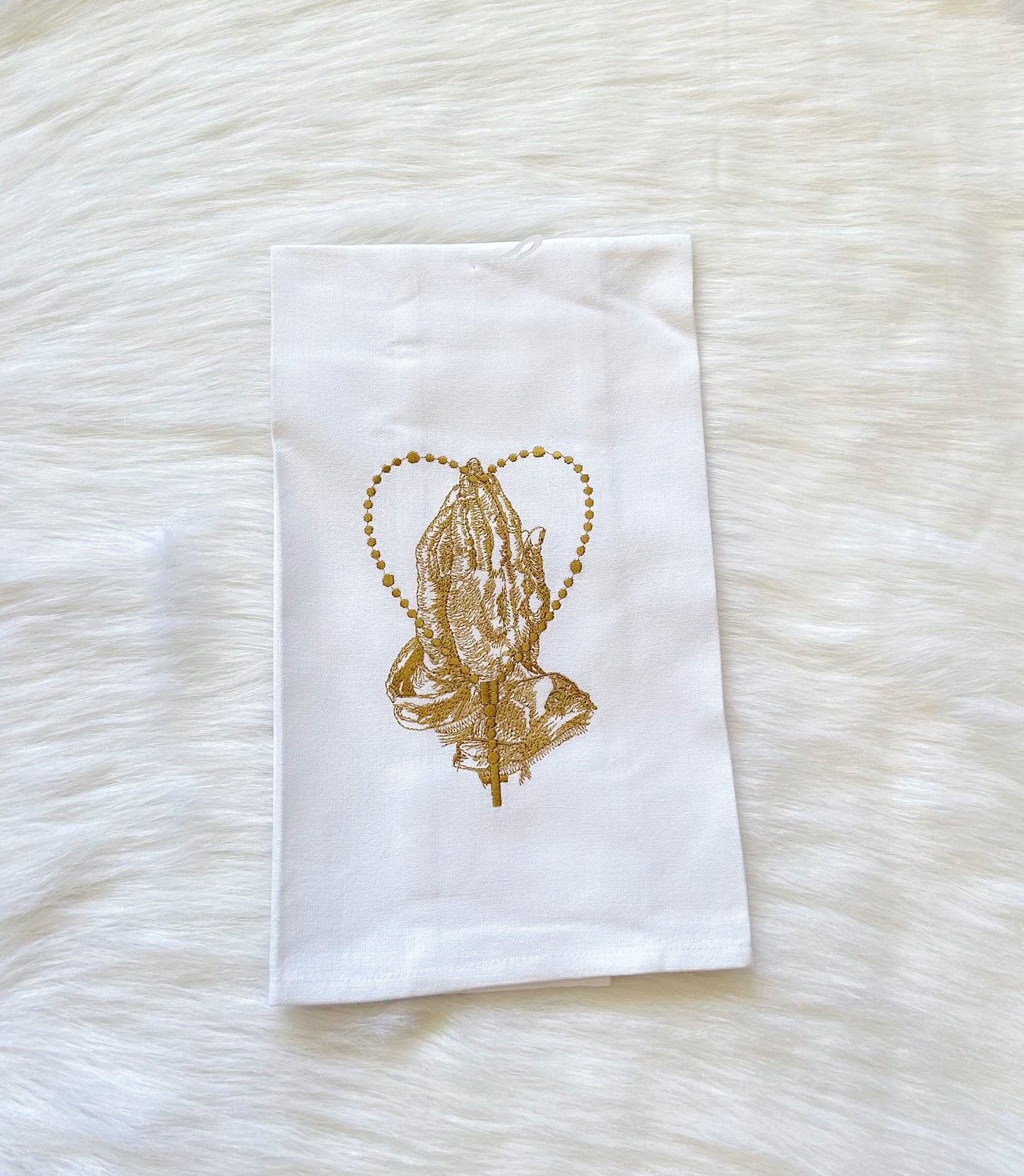 Praying Hands Kitchen Towel