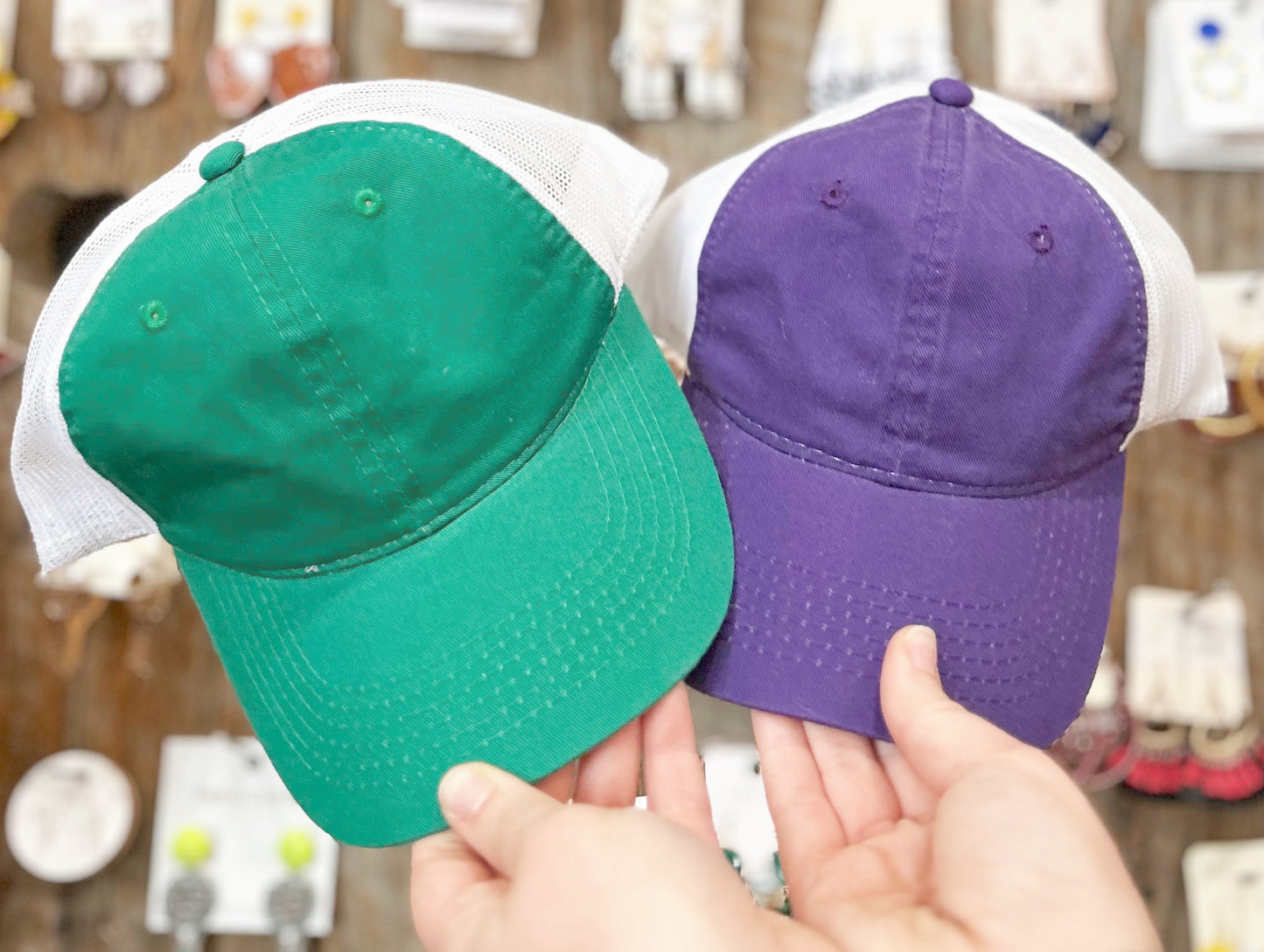 Baseball Cap with Mesh Back