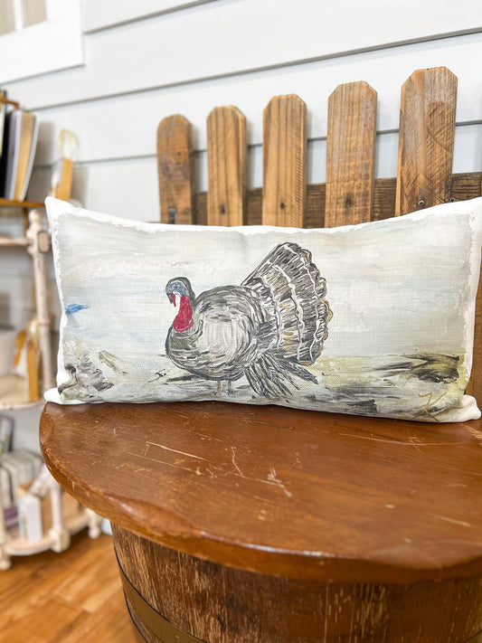 Ga Turkey Lumbar Pillow
