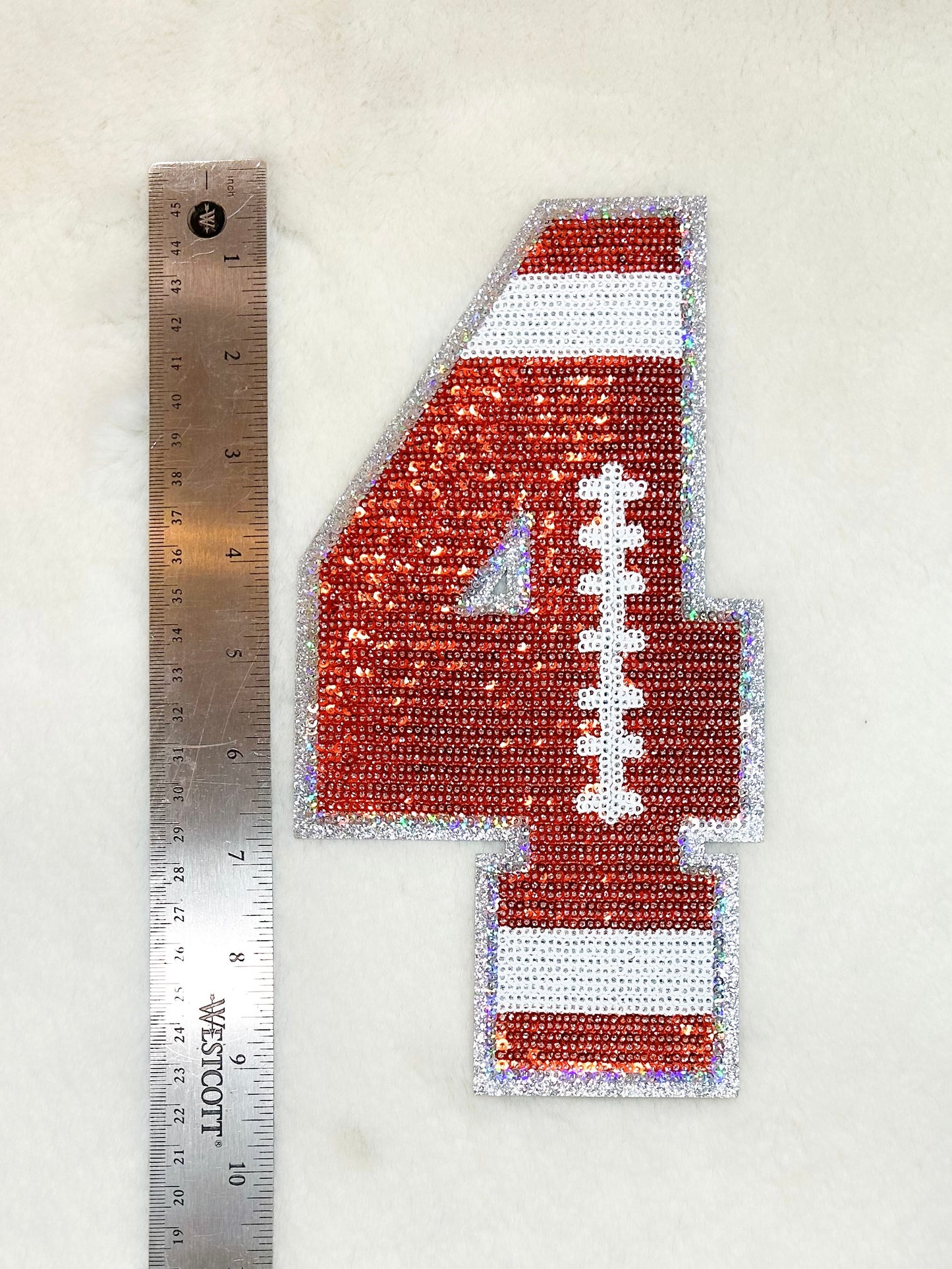Patch- Football Number 4
