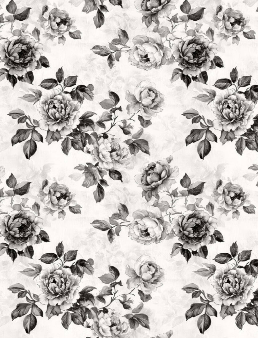 Beau Bottle Black and White Floral - La Marca Edition