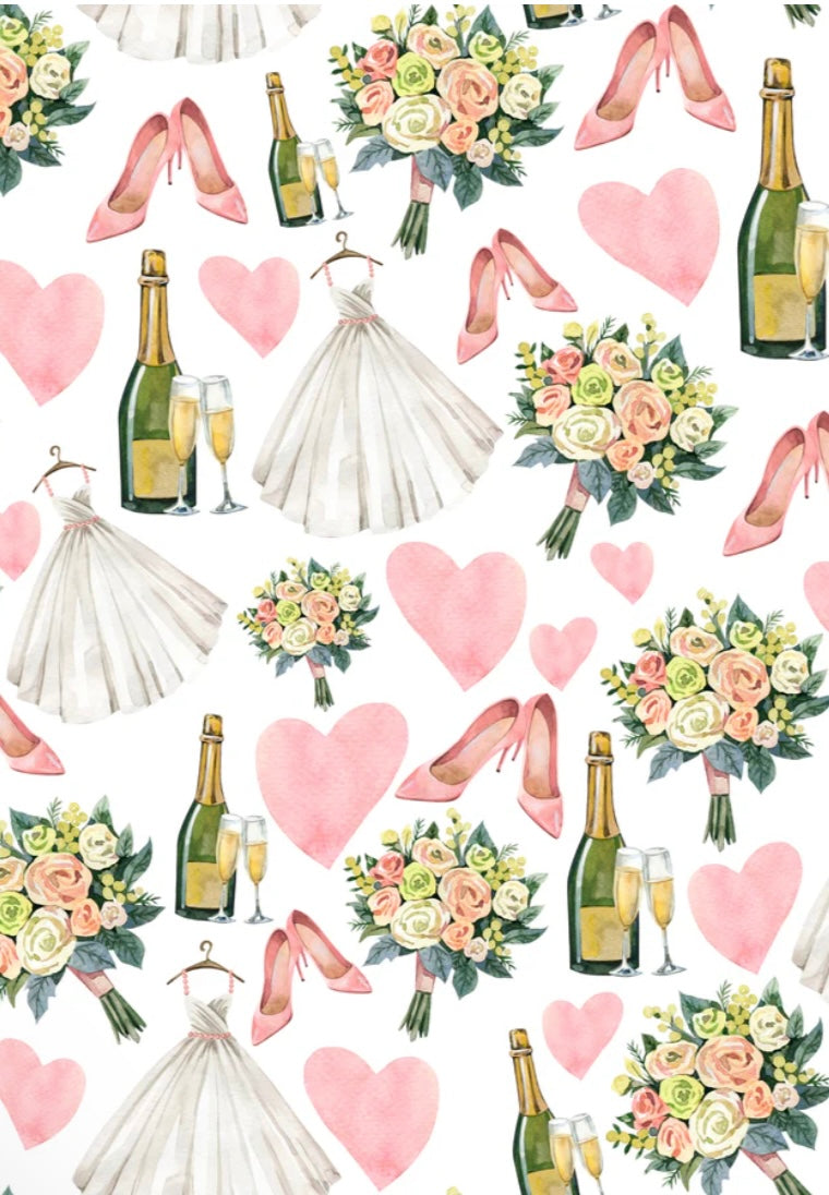 Beau Bottles Wedding Romance- La Marca Edition Champagne Bottle Wrap