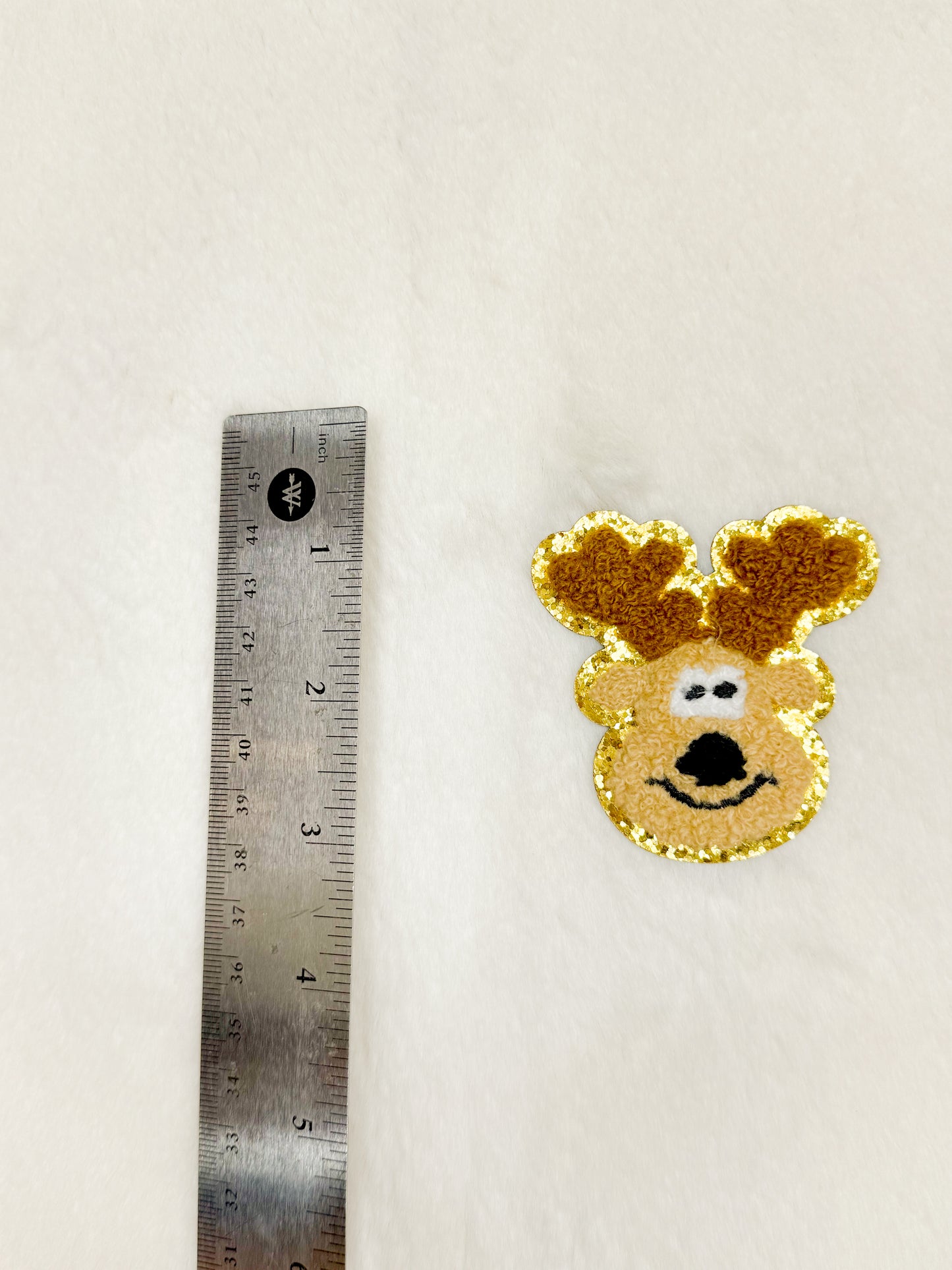 Patch- Mini Reindeer Face
