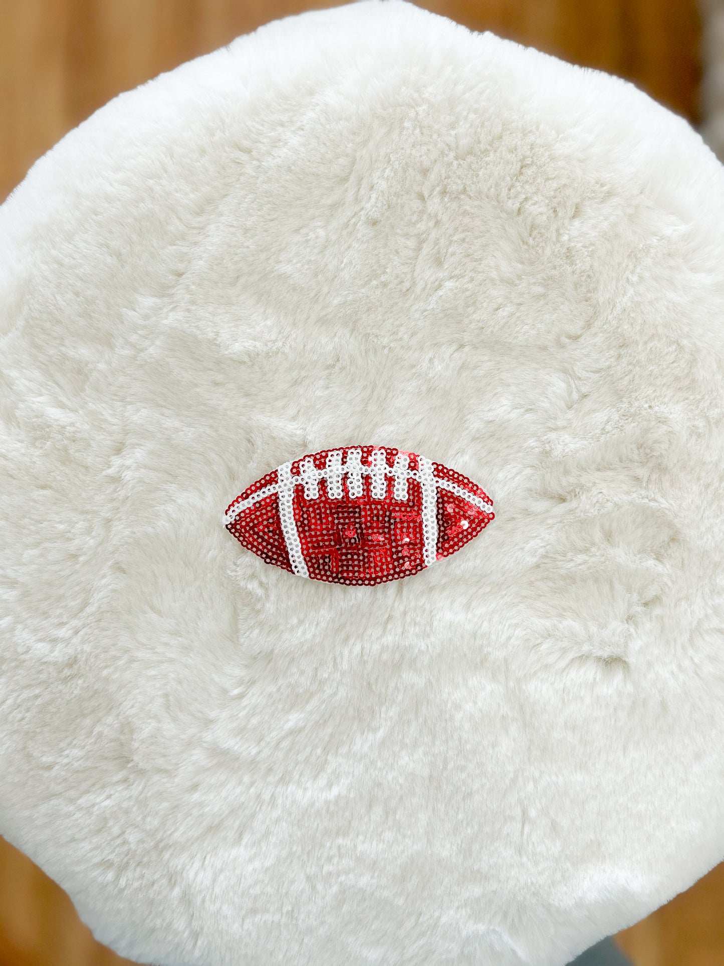 Patch- Small Sequin Colored Football