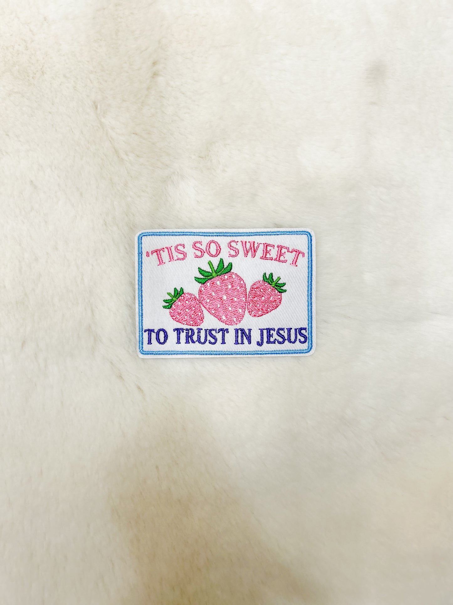 Patch- Tis So Sweet to Trust in Jesus