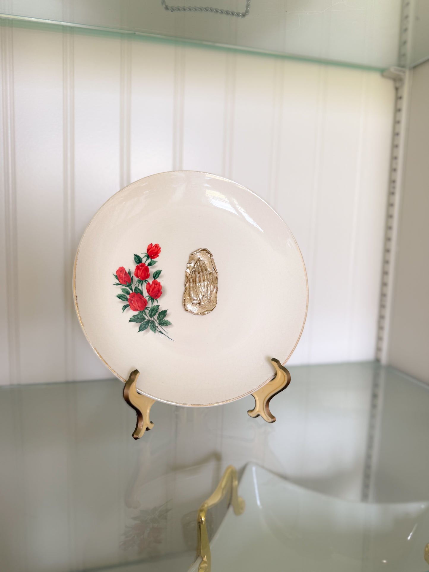 Southern Rose Prayer Dish