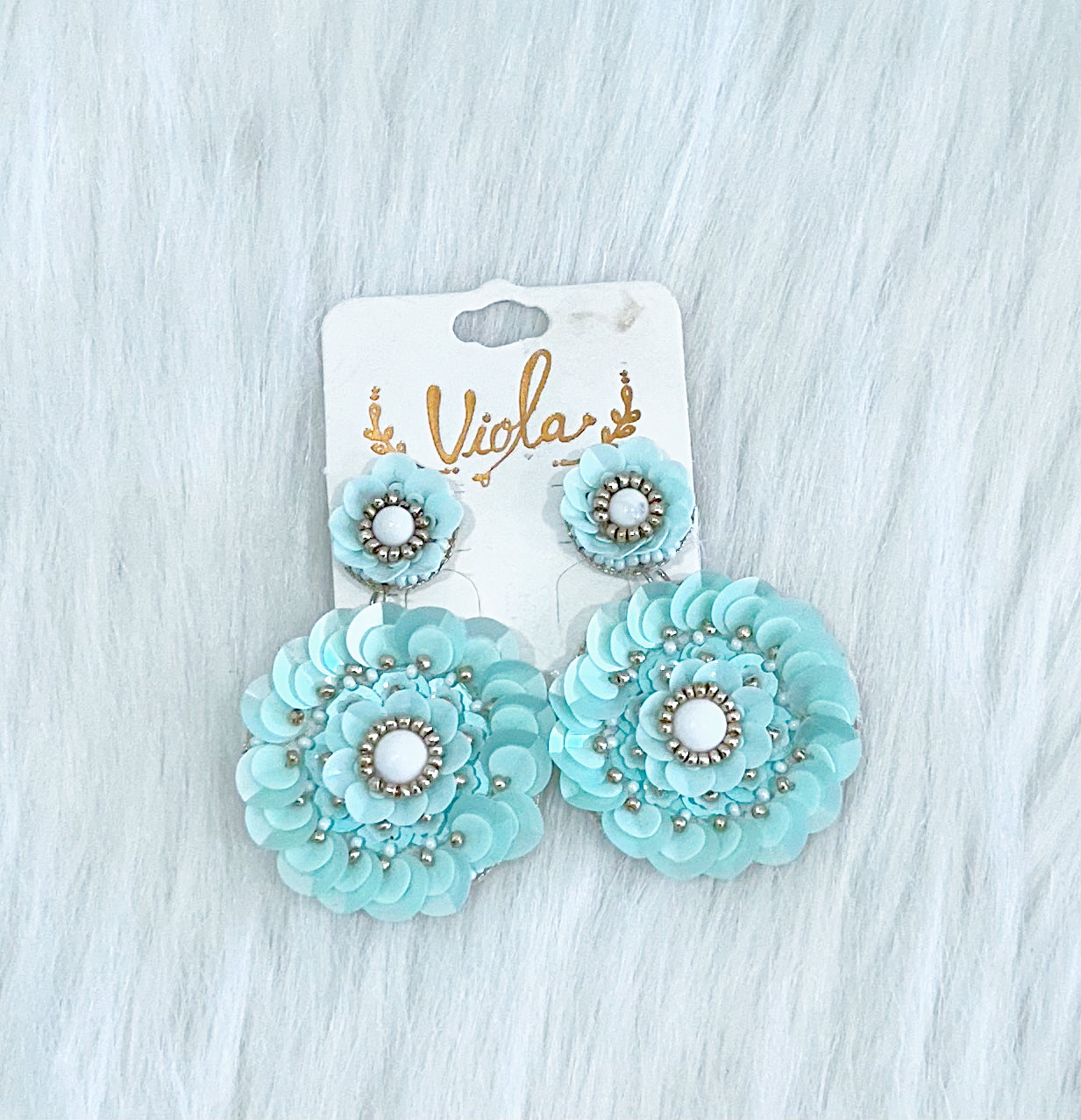 Layered Flower Earrings