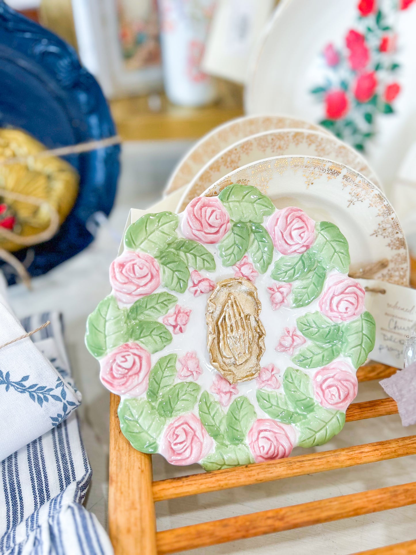 Margaret’s Rose Blessing Plate