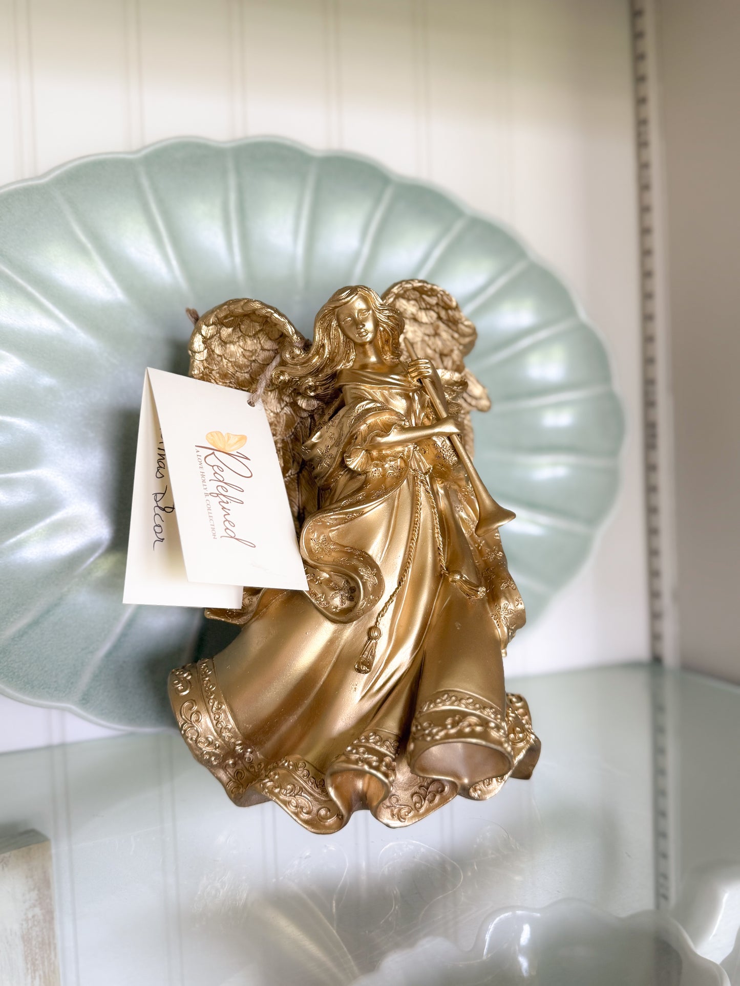 Angelica Golden Angel Acrylic Statue