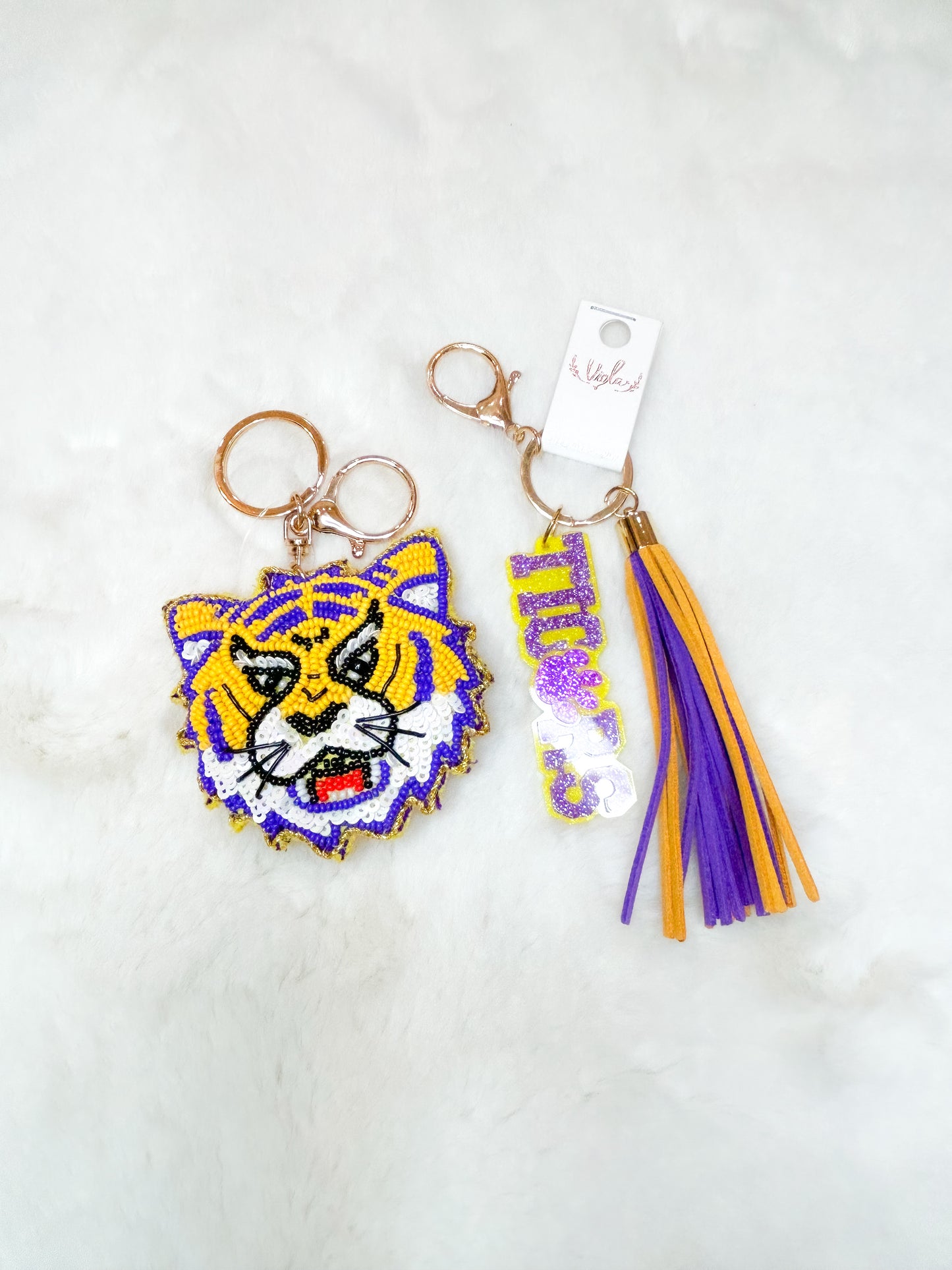 Tiger Tassel Keychain