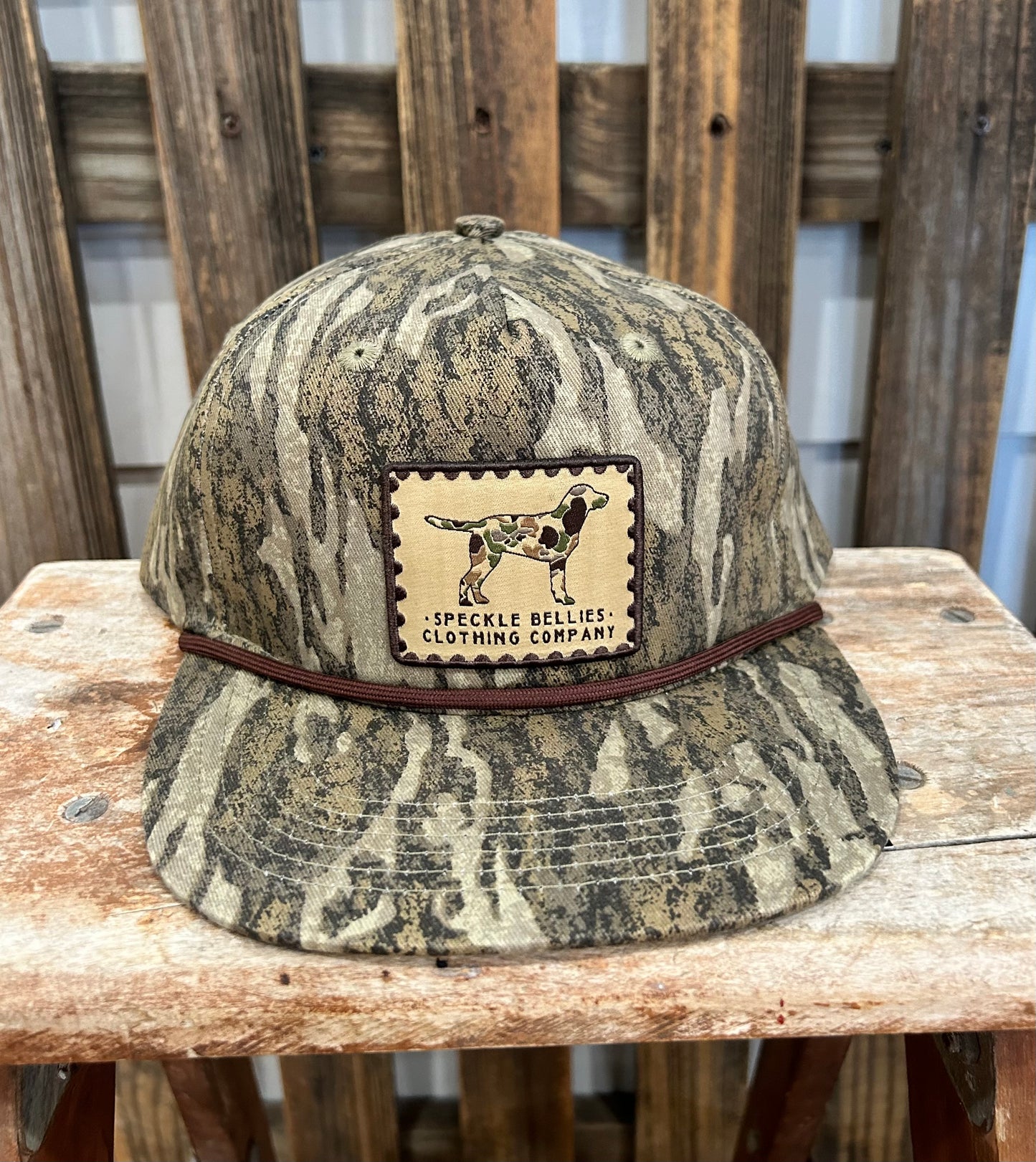 Camo Dog Khaki Patch Rope Hat