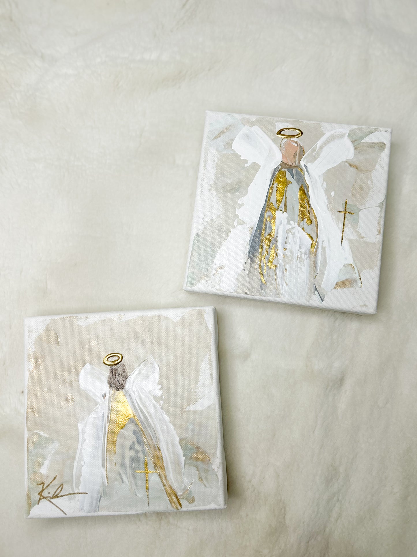 Gospel News 6X6 Angel In Heaven Canvas Art