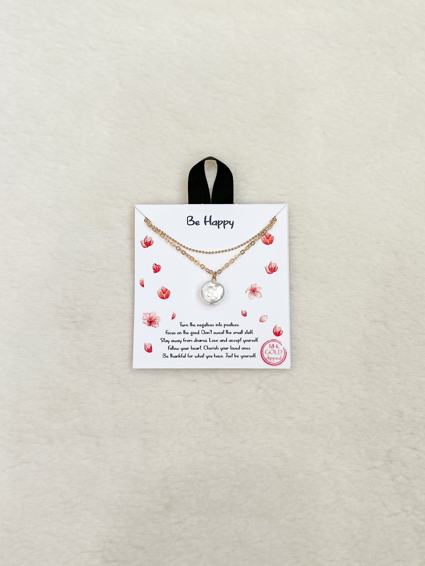 Be Happy Pearl Necklace