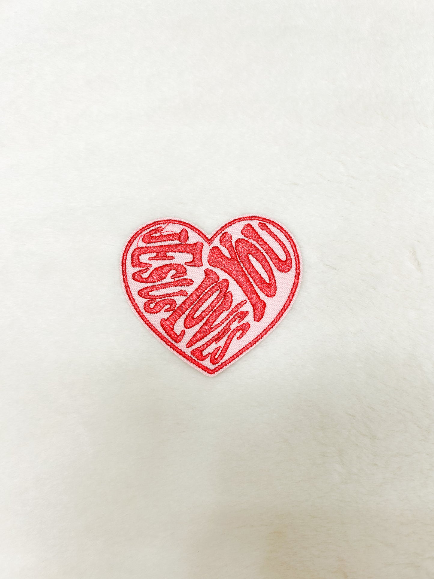 Patch-Heart Jesus Loves You