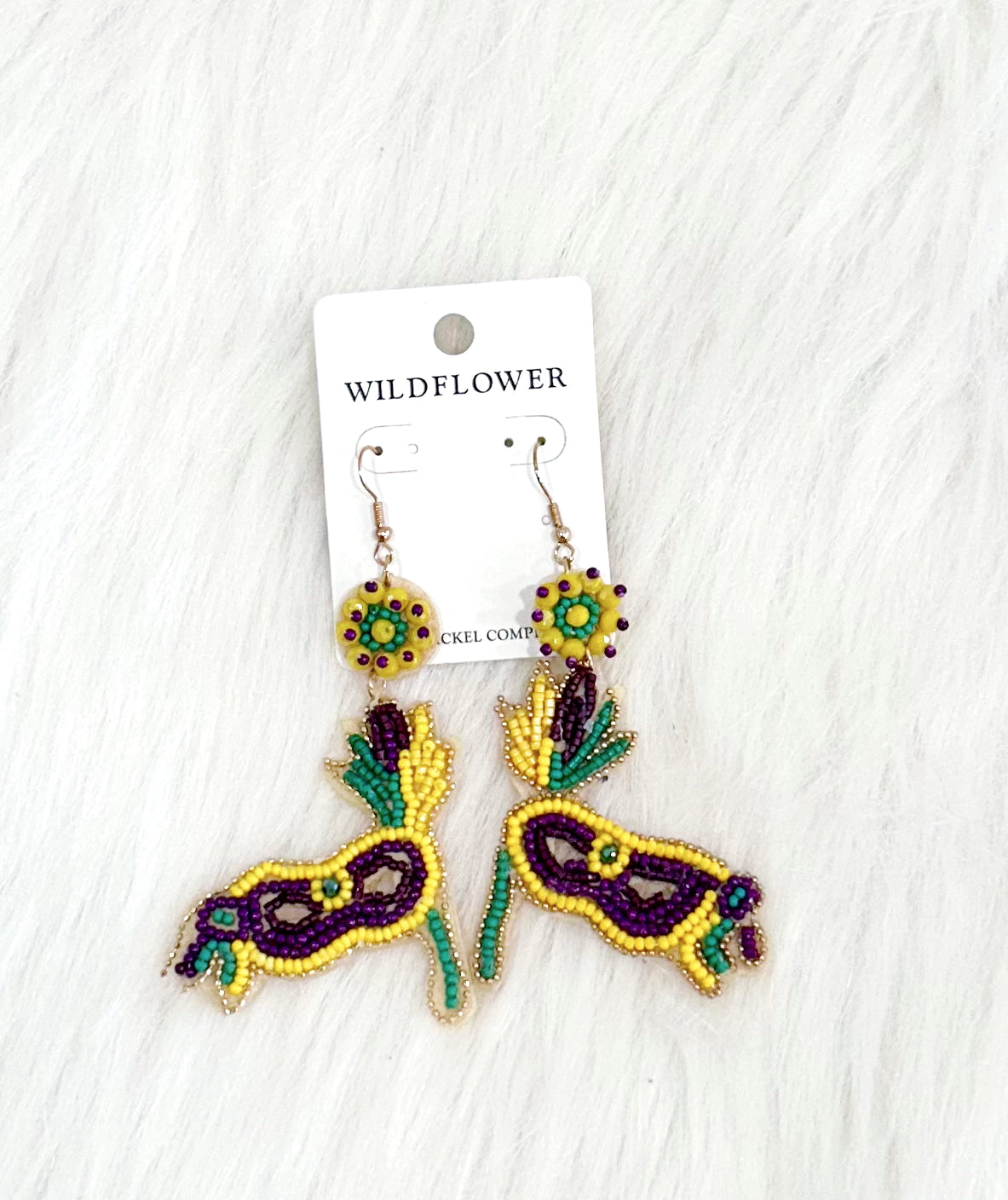 Mask the Mardi Earrings