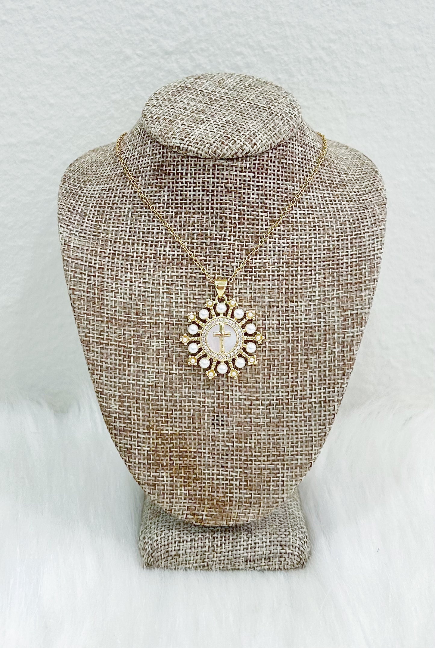 Mother Of Pearl Cross