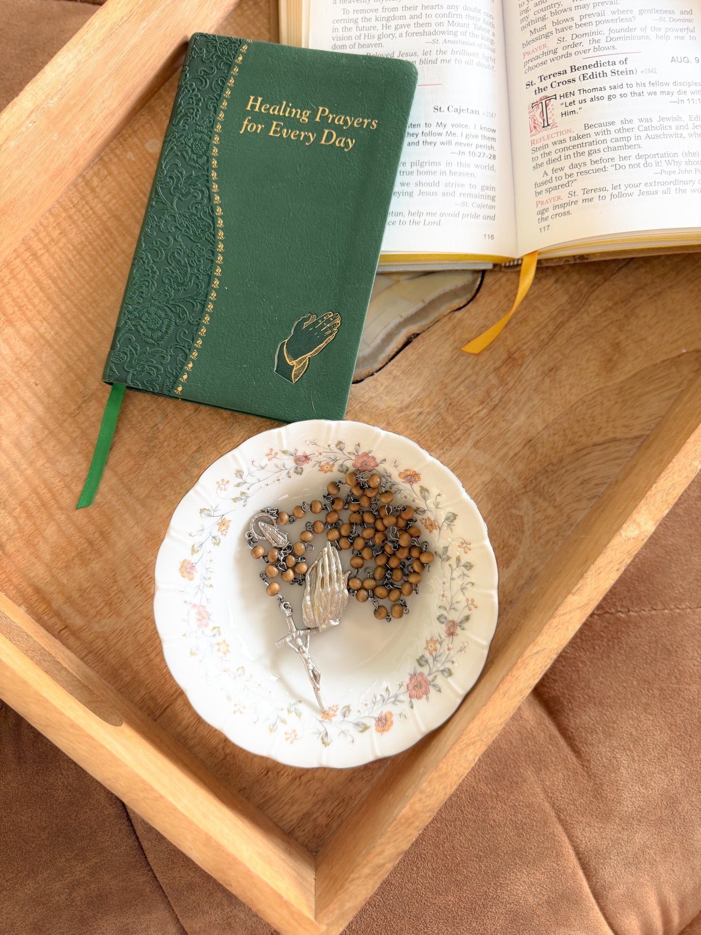 Clara’s Floral Prayer Hands Bowl