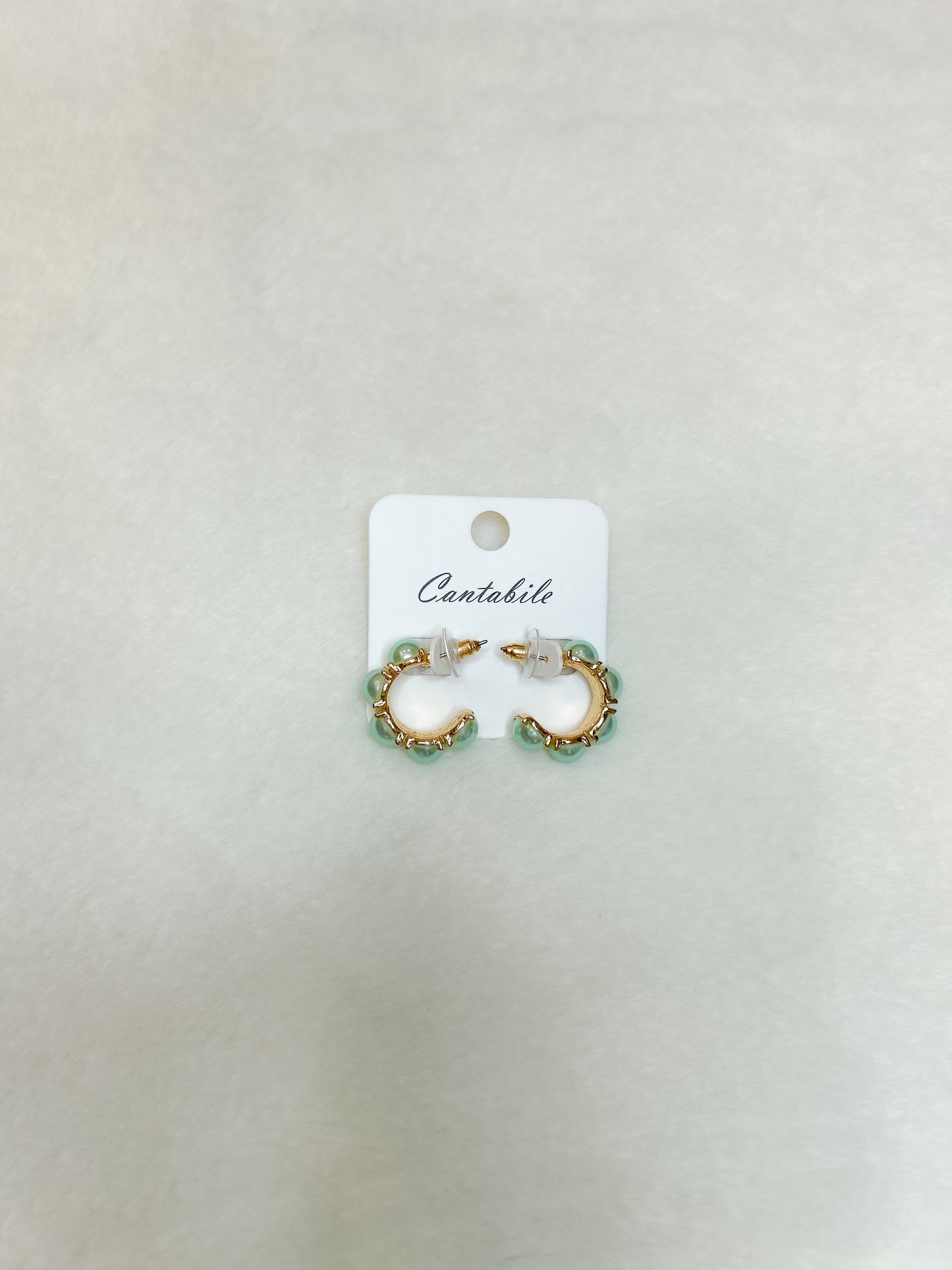 Everly Pearl Hoop Earrings