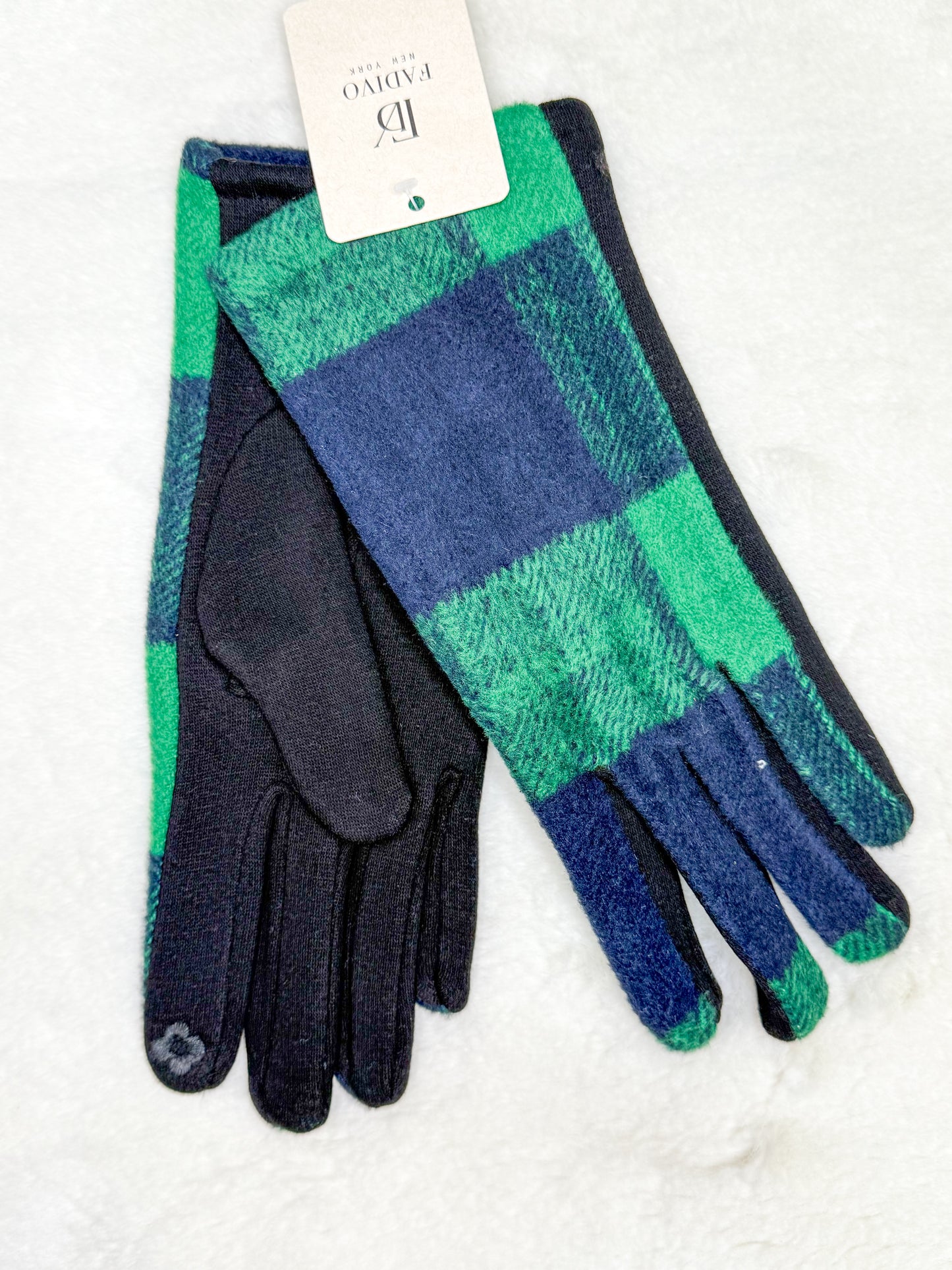 Fadivo Winter Gloves- Green/Navy