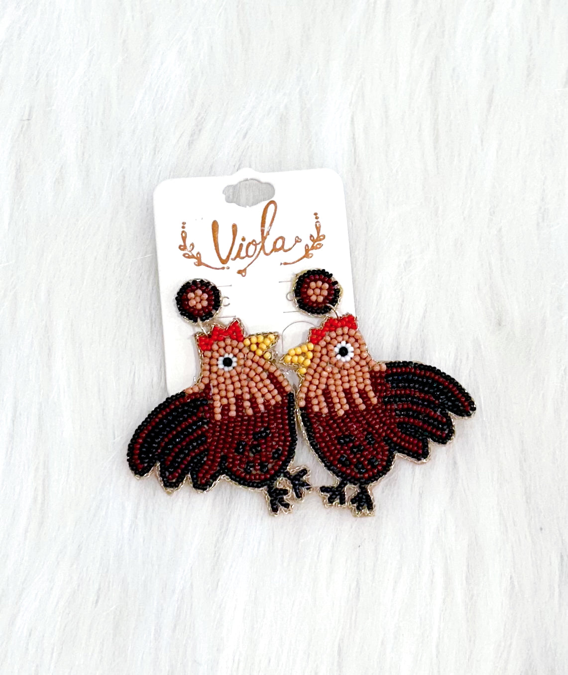 Chicken on the Run Earrings