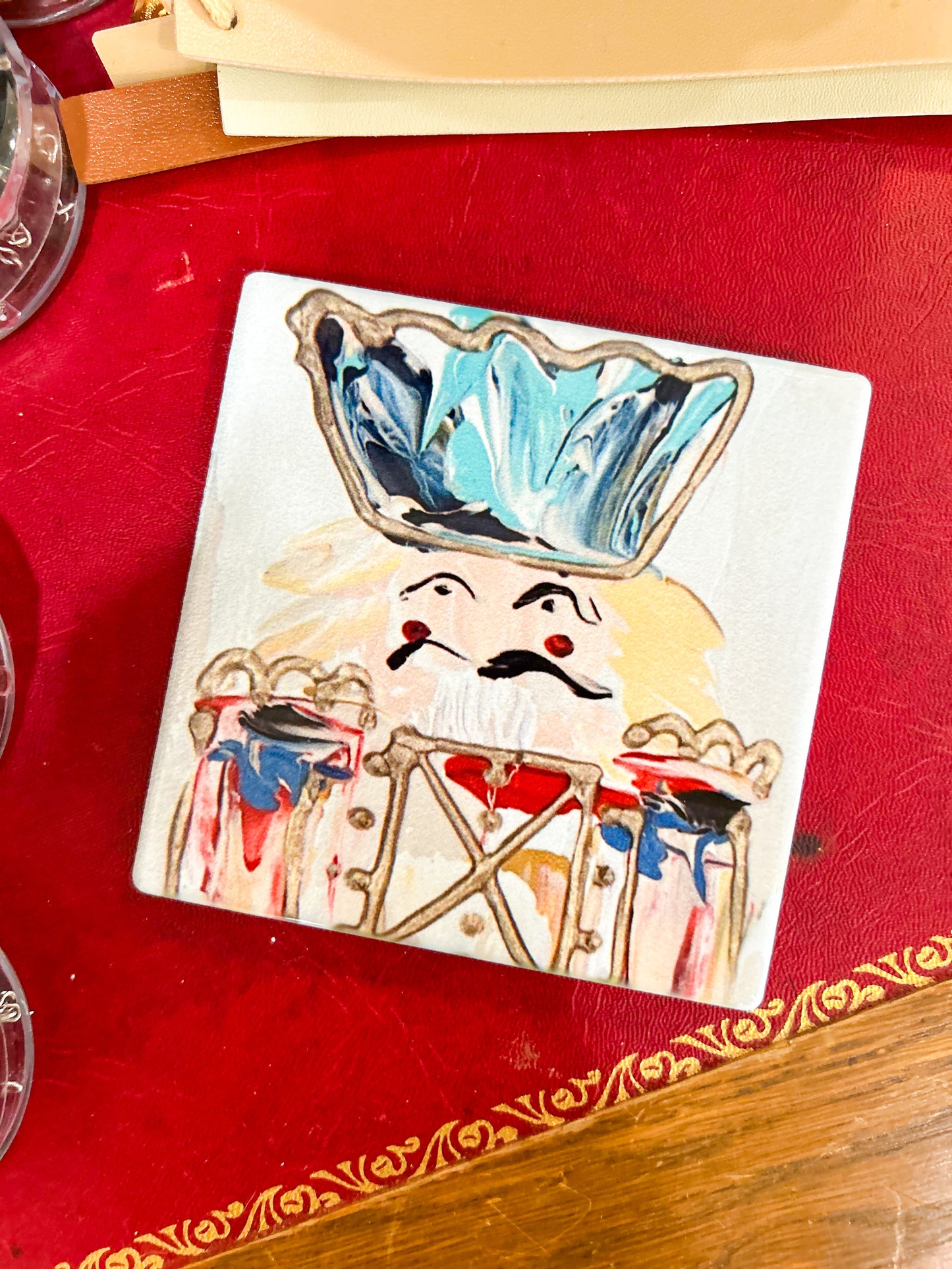 GA Tall Nutcracker Coaster