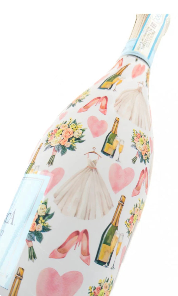 Beau Bottles Wedding Romance- La Marca Edition Champagne Bottle Wrap