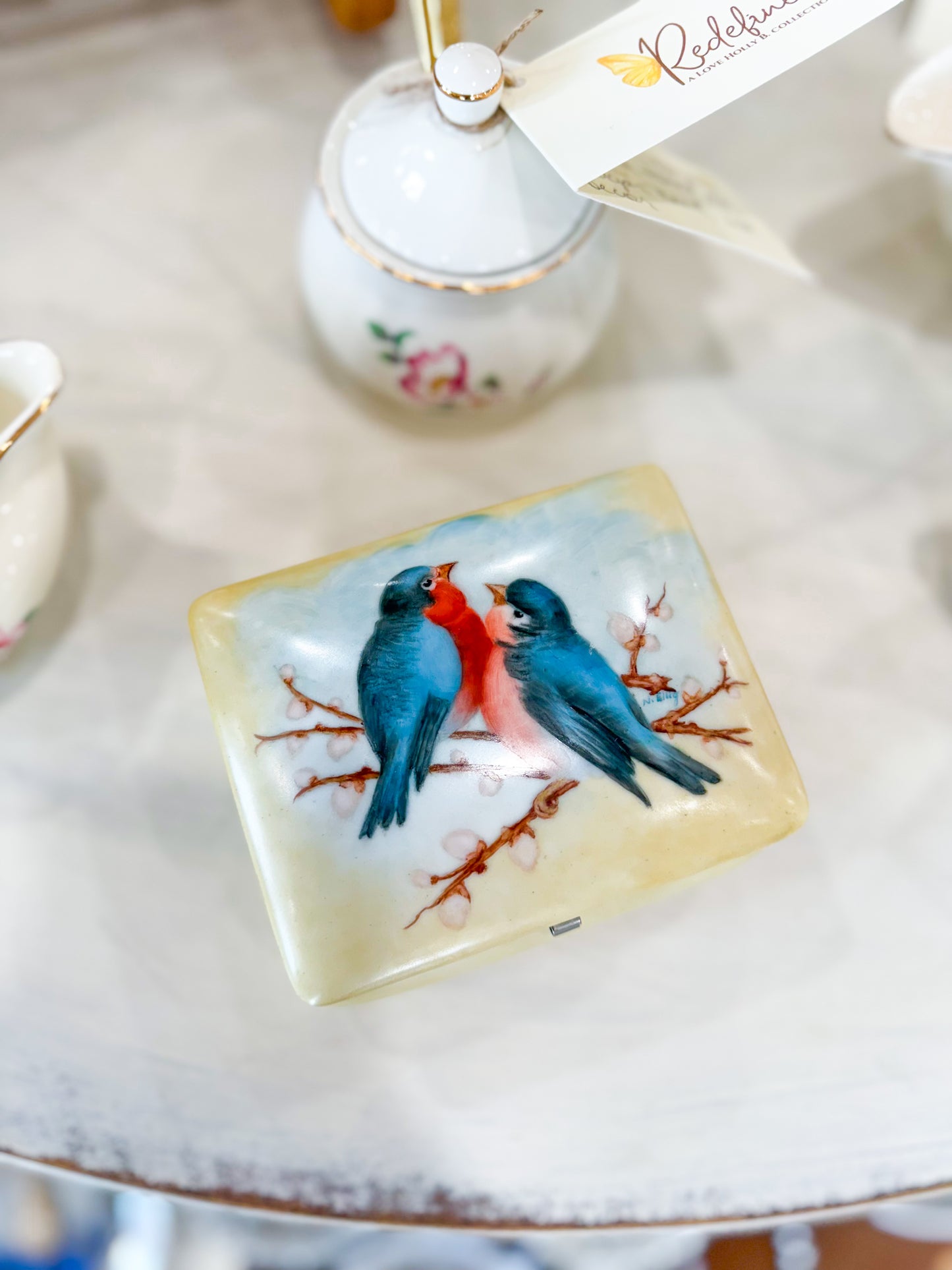 Bluebird Keepsake Jewelry Box