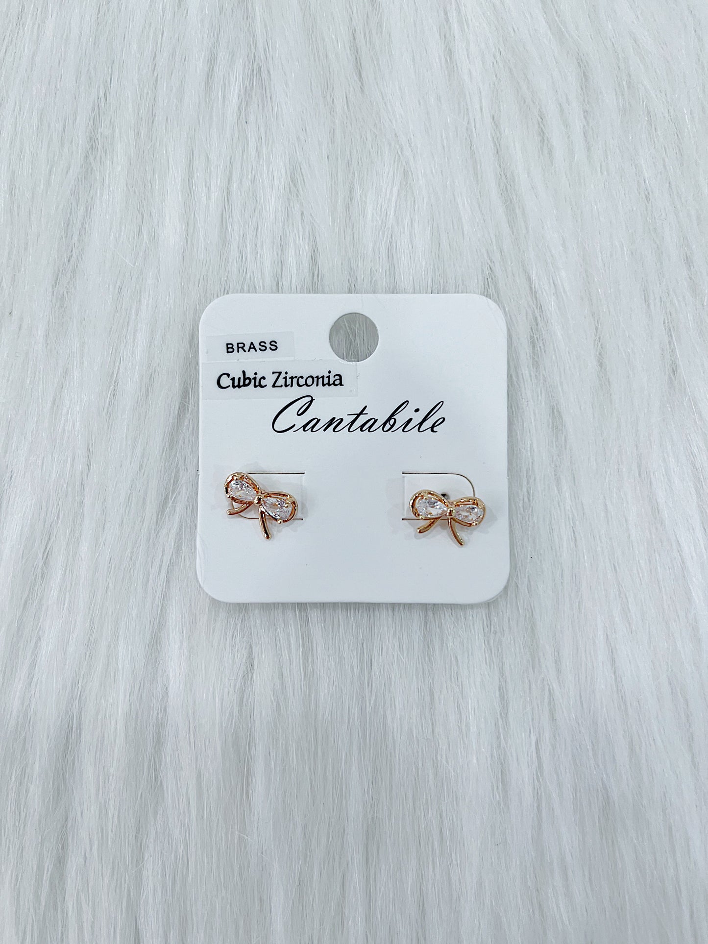 Frances Bow Stud Earrings