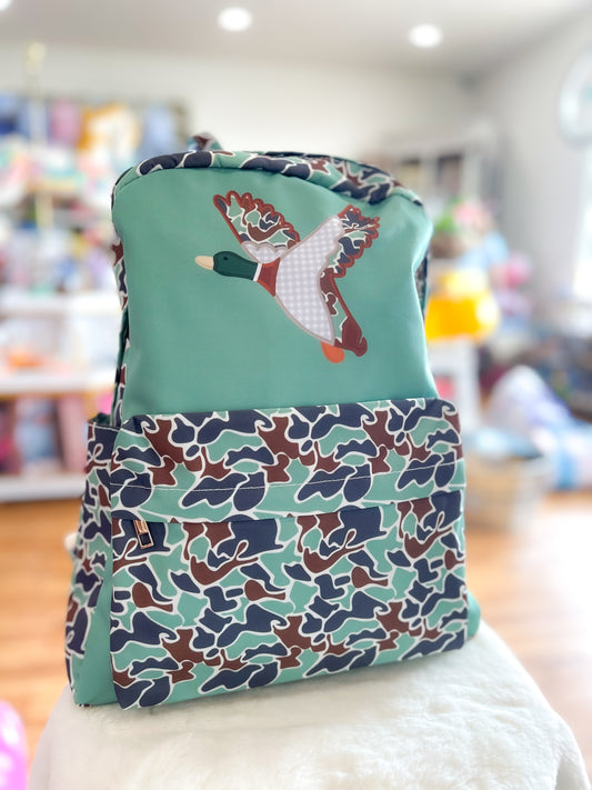 Duck Camo Kids Boys Hunting Backpack