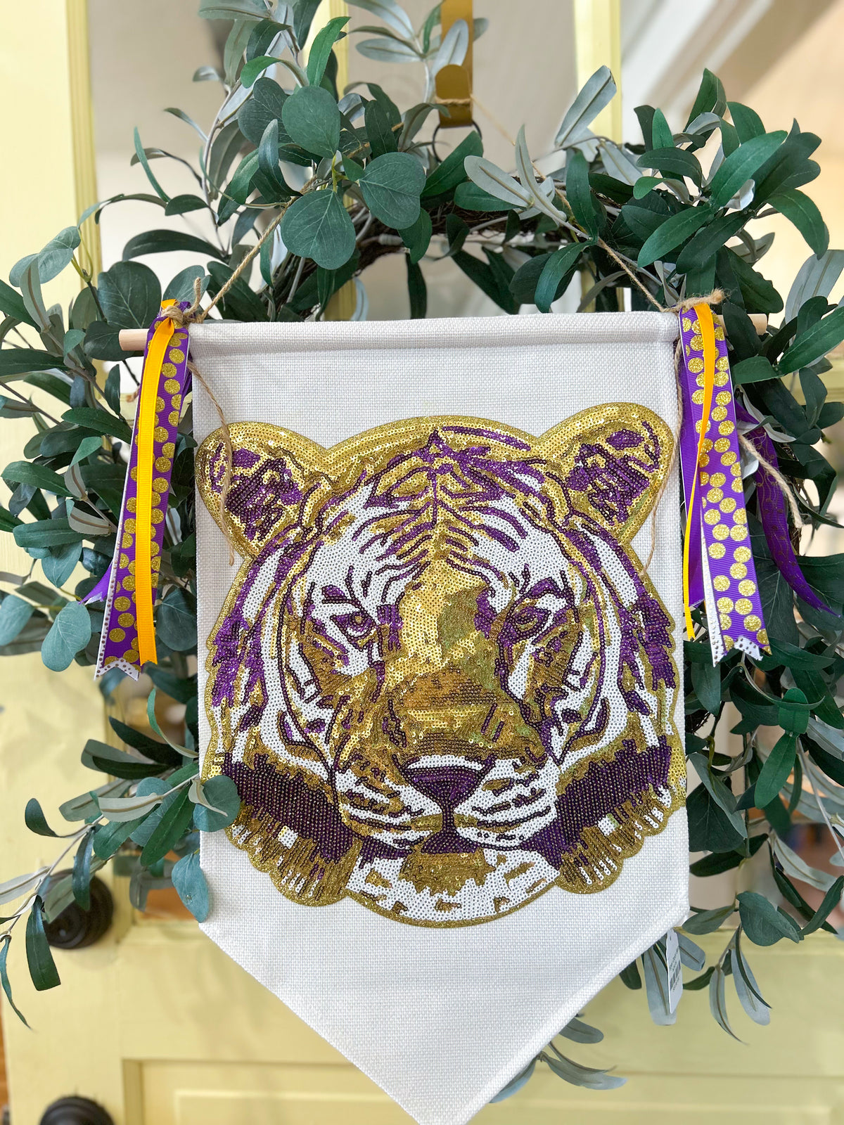 LSU Tiger Door Banner