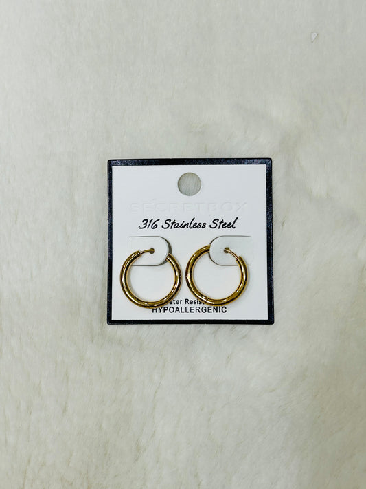 Emerson Gold Basic Huggie Hoop Earrings
