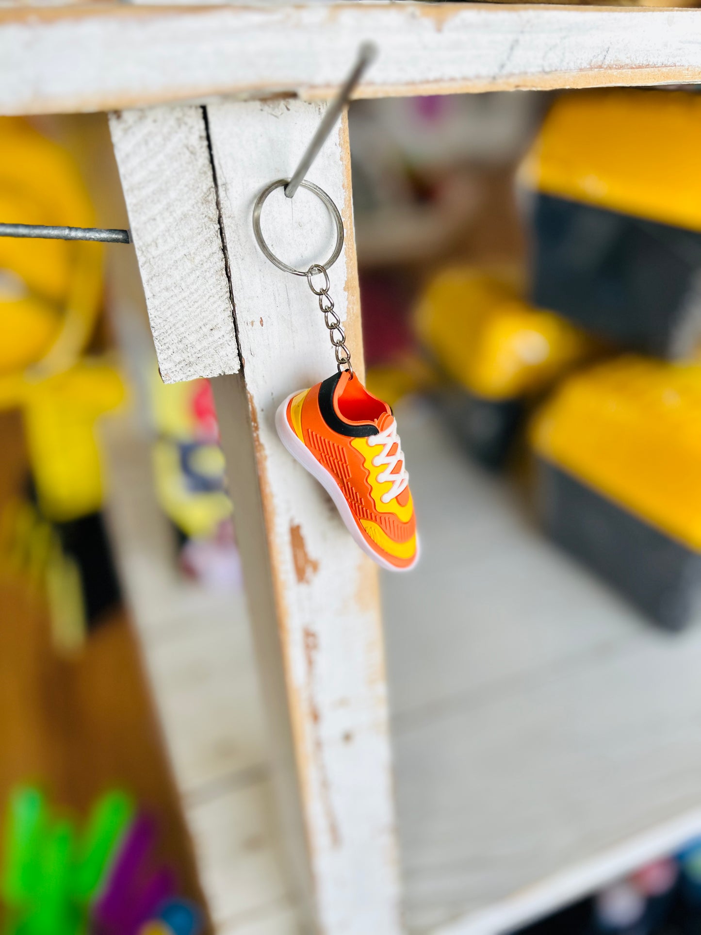 Shoe Keychain- Orange
