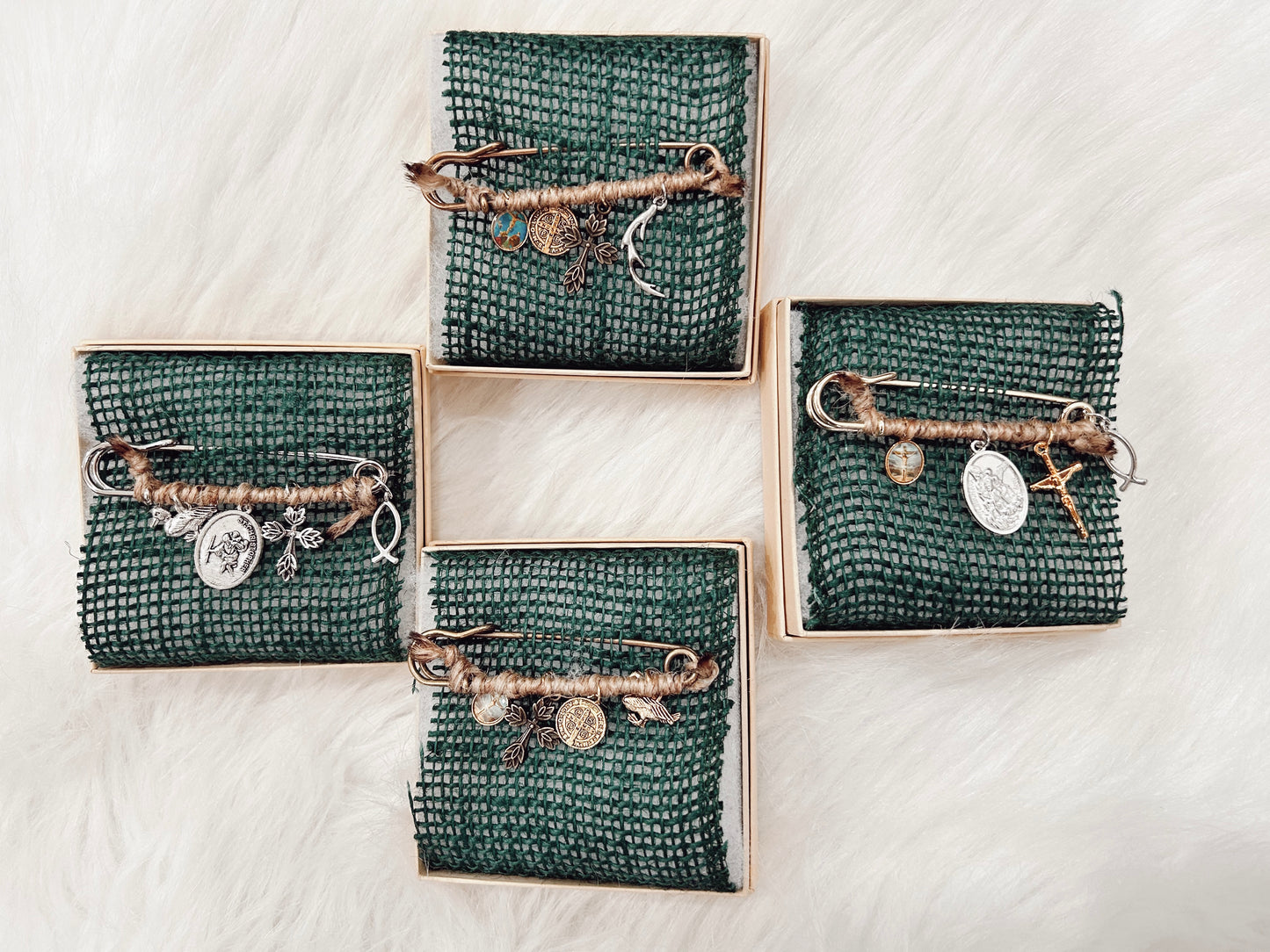 Open Book by bri Men's Religious Pin