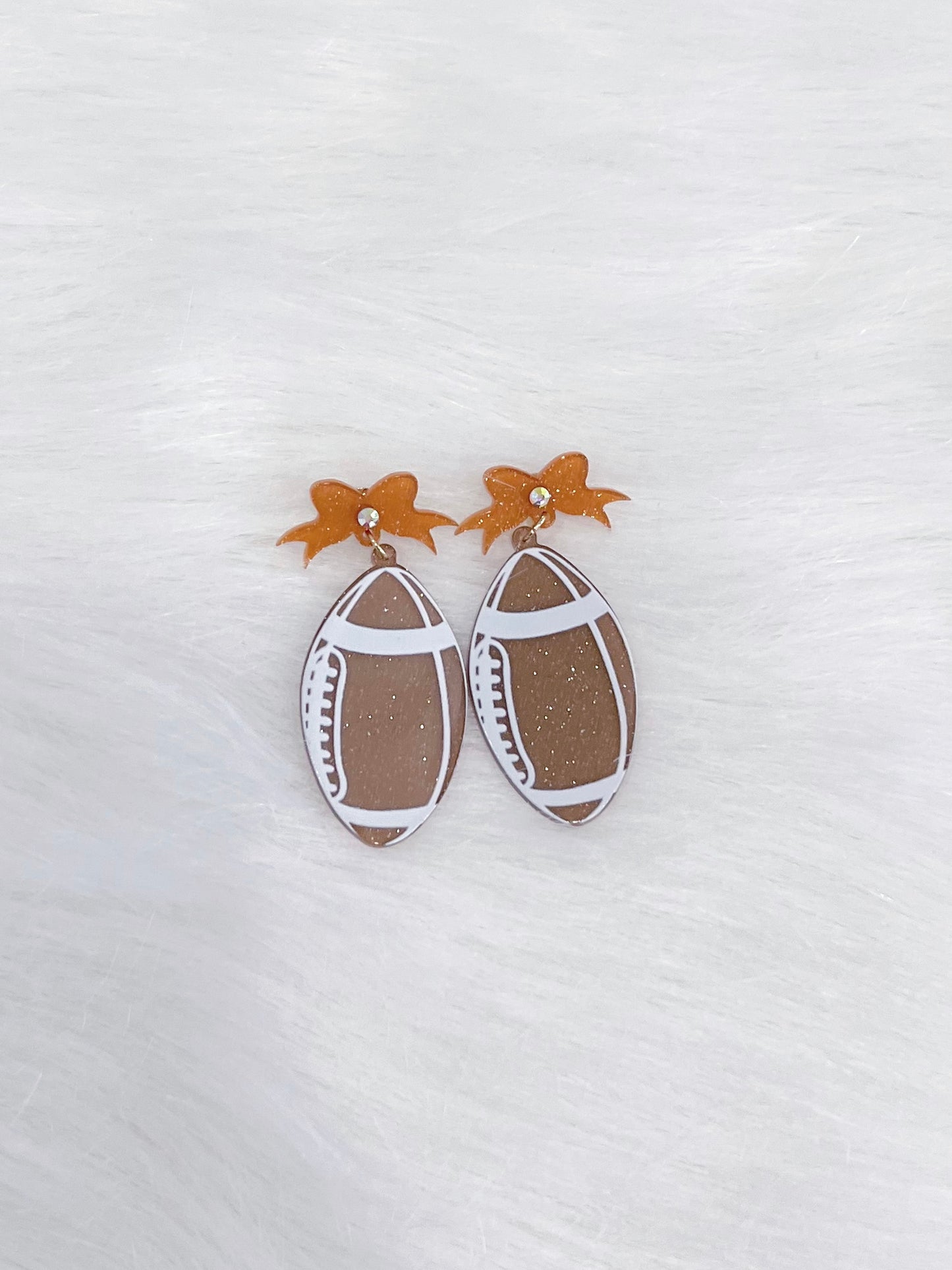 Fall Football Dangle Earrings