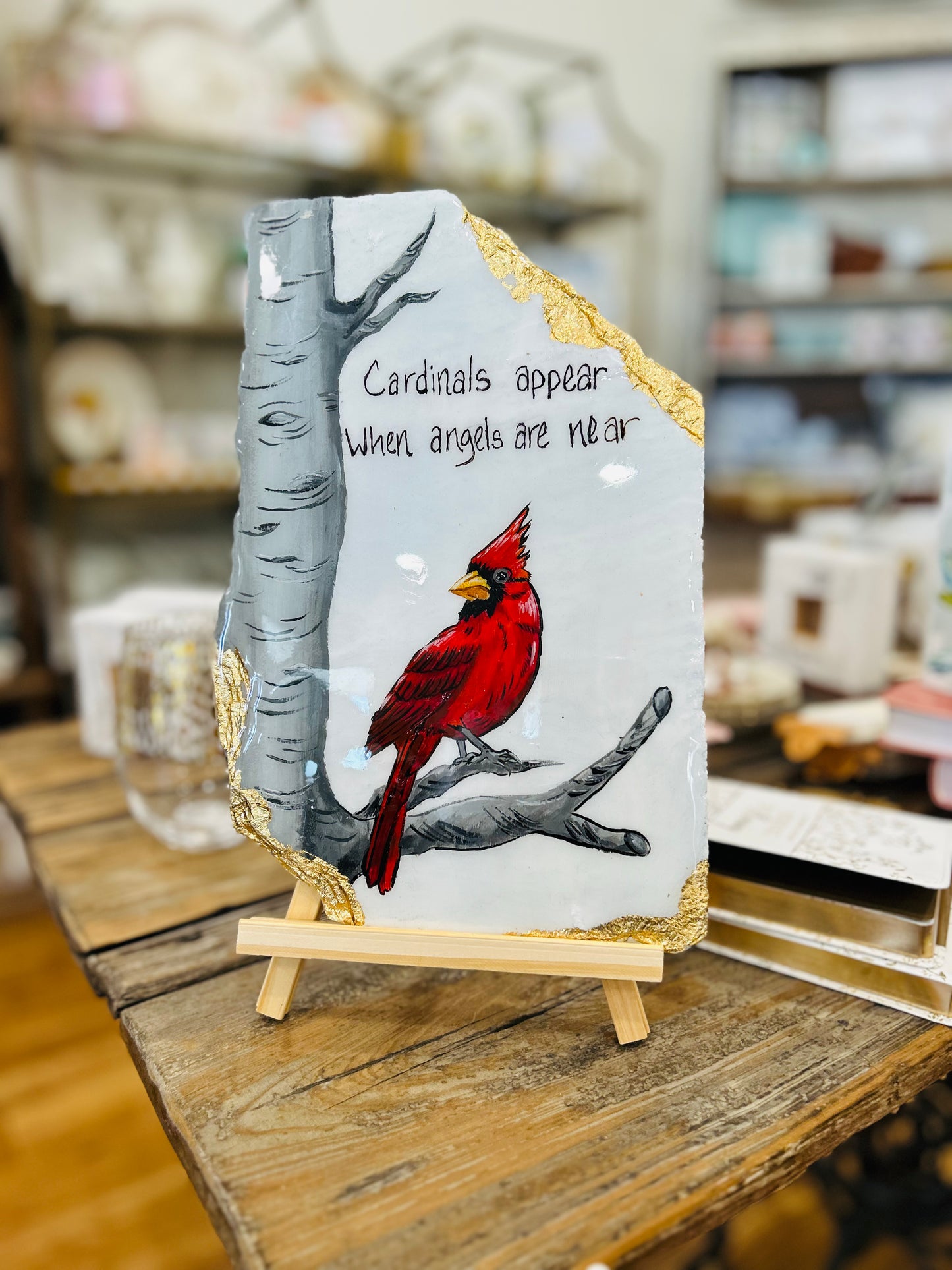 Cardinals Appear When Angels are Near- Kathryn Lanclos Art