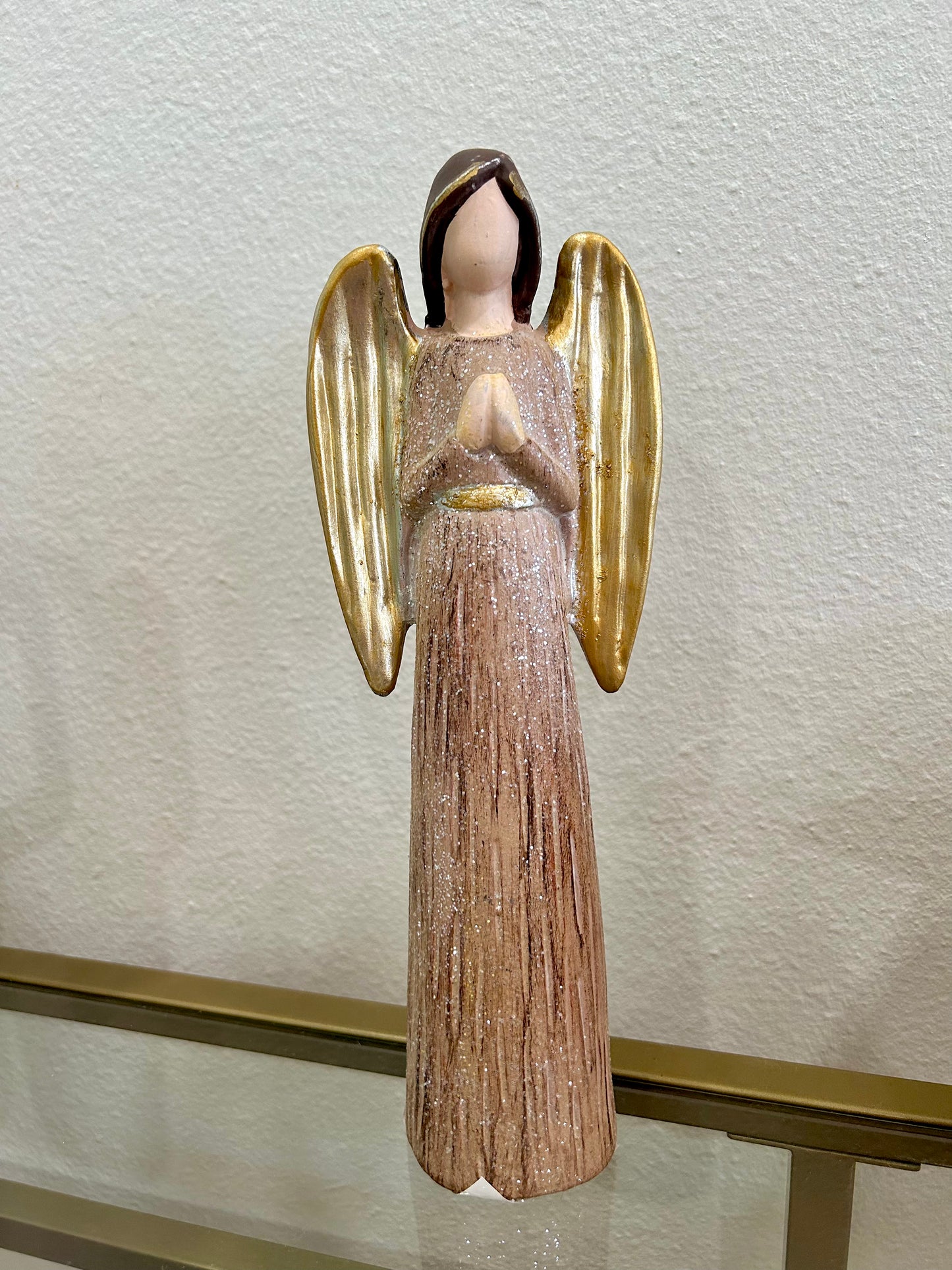 Gold Ceramic Angelica 11in