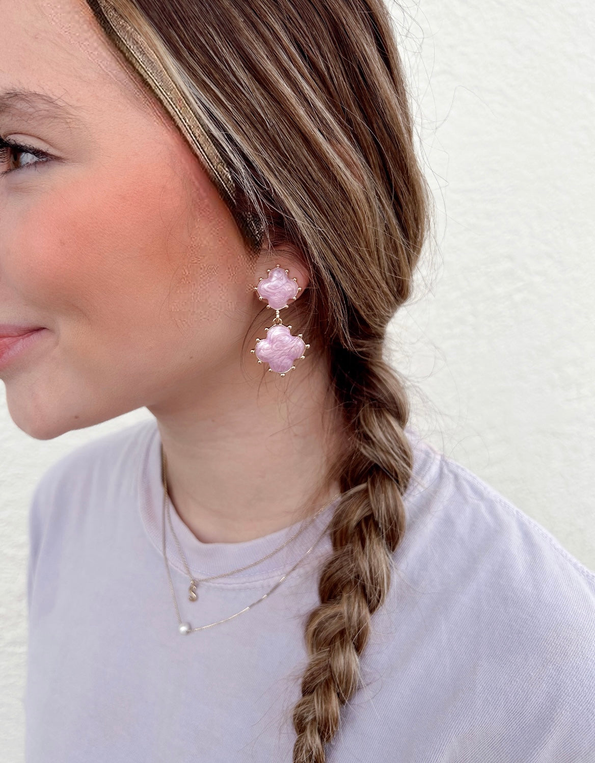 Lavender Swirls Earrings