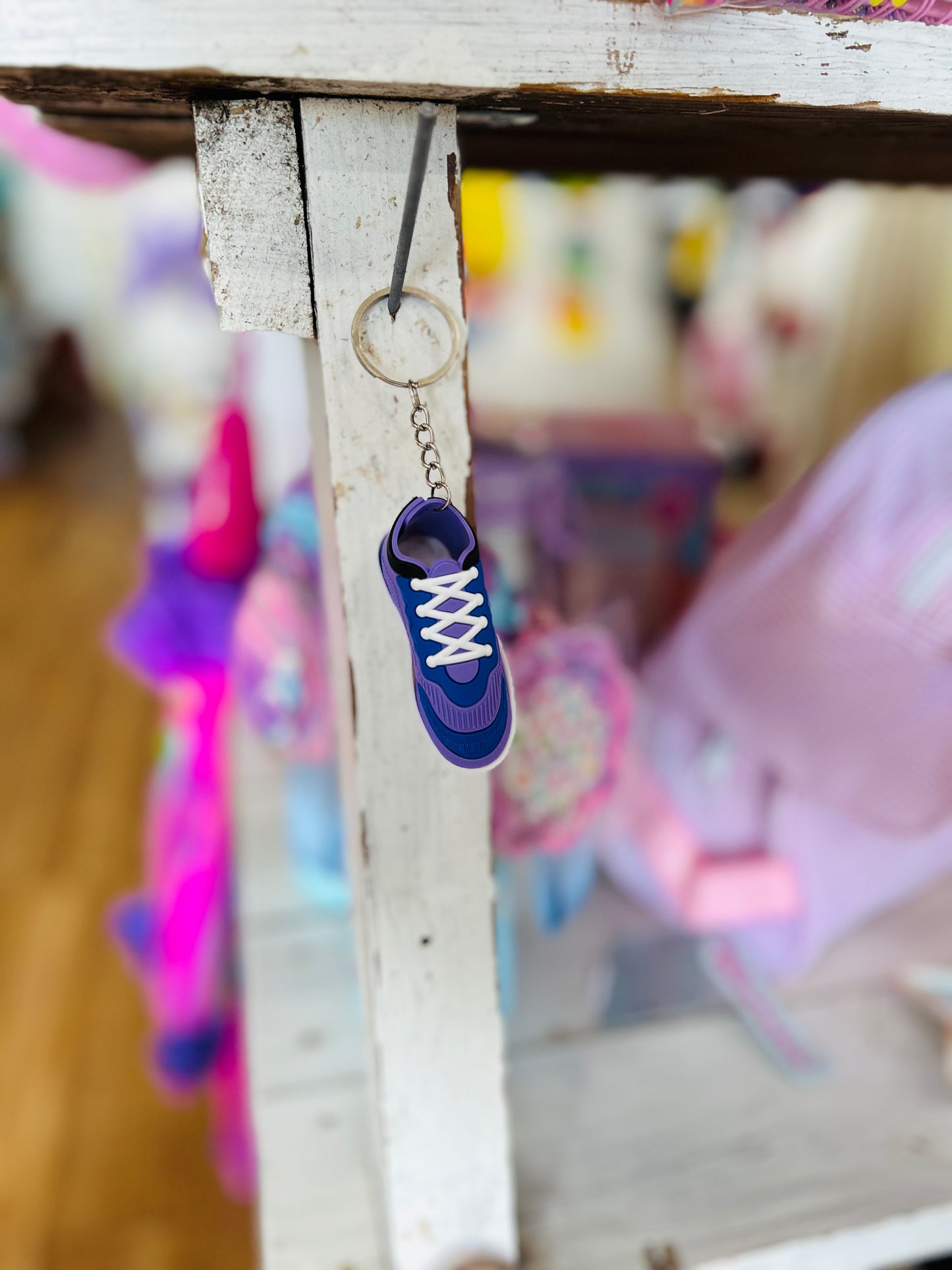 Shoe Keychain- Purple