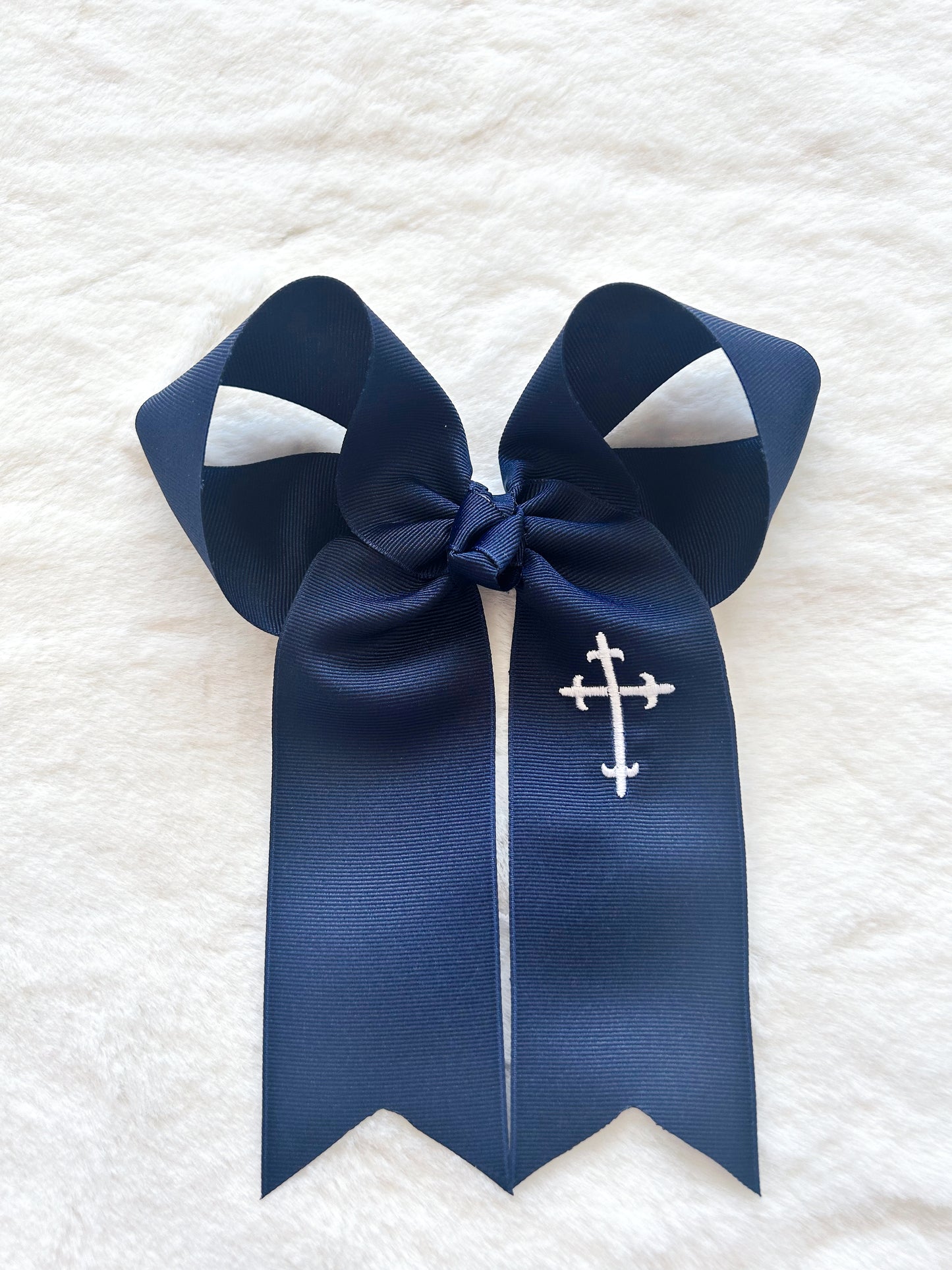 Maria Hanging Bow with Cross