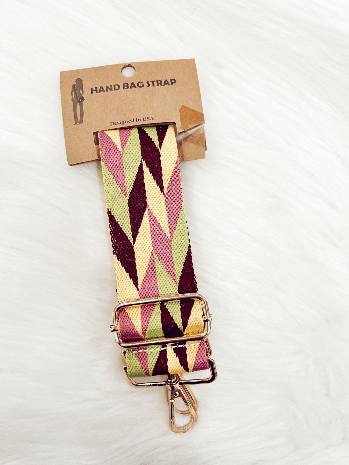 Multicolored Mardi Gras Purse Strap