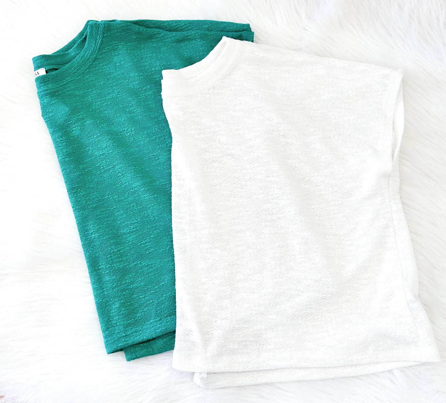 Zenana Knit Boxy Tee-2360A