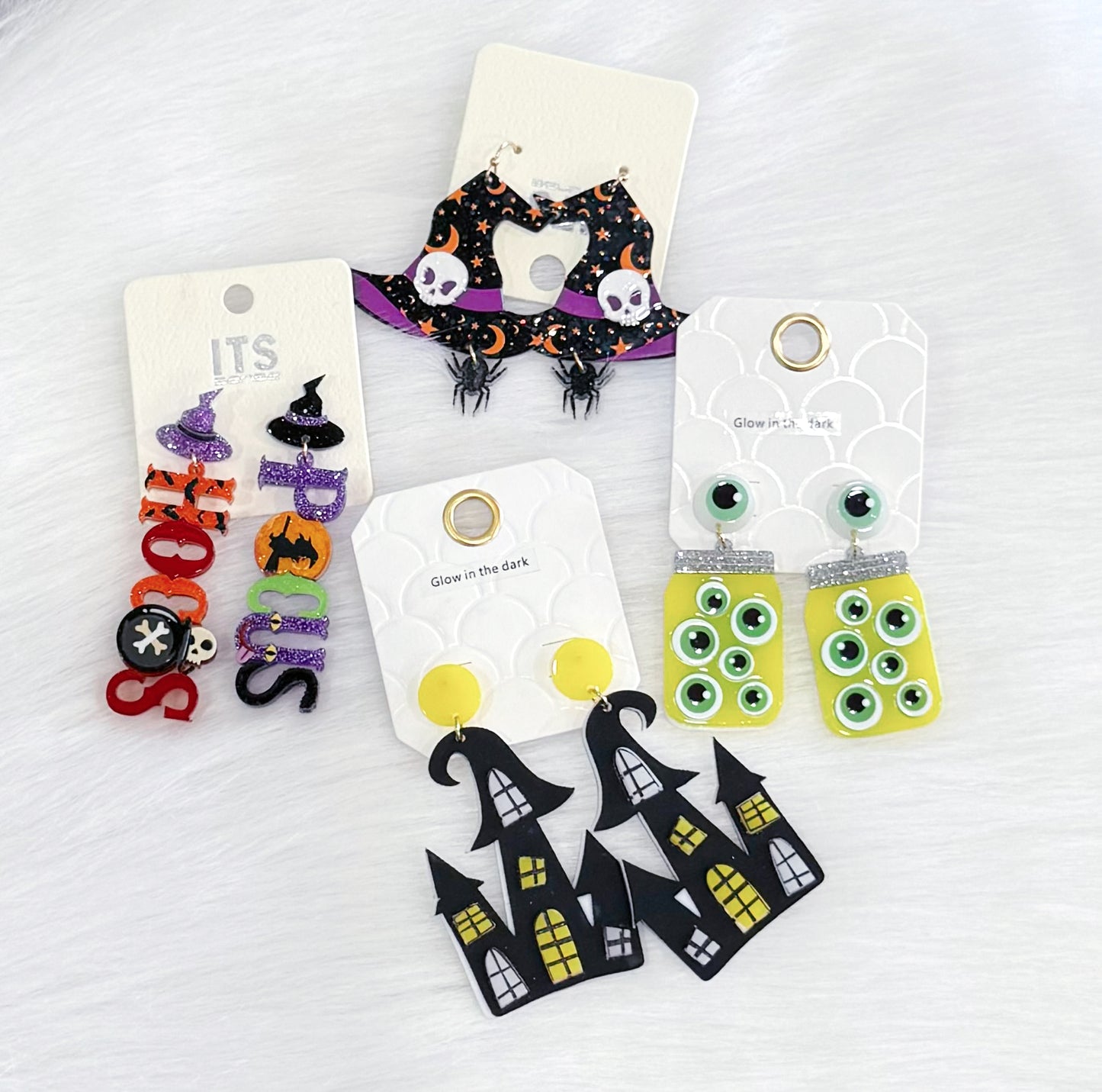 Spooky Acrylic Dangle