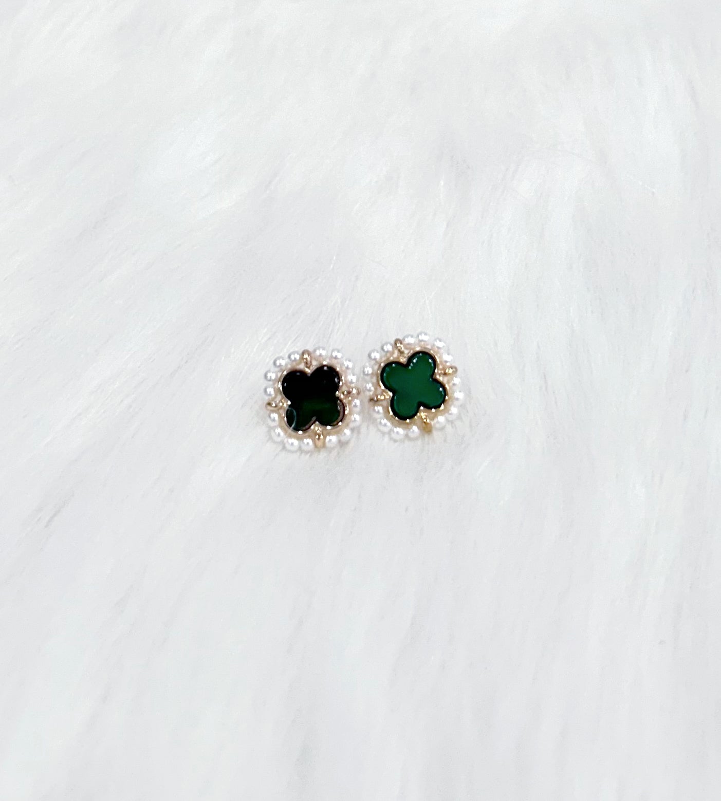 Quarter Foil Glam Stud