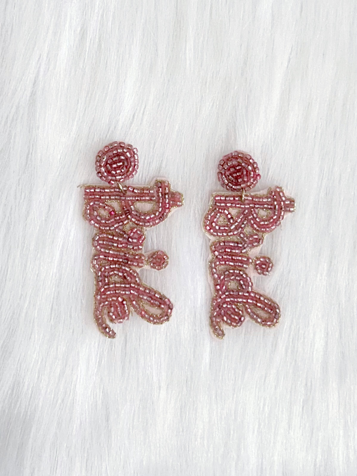 Beaded Bride Dangles
