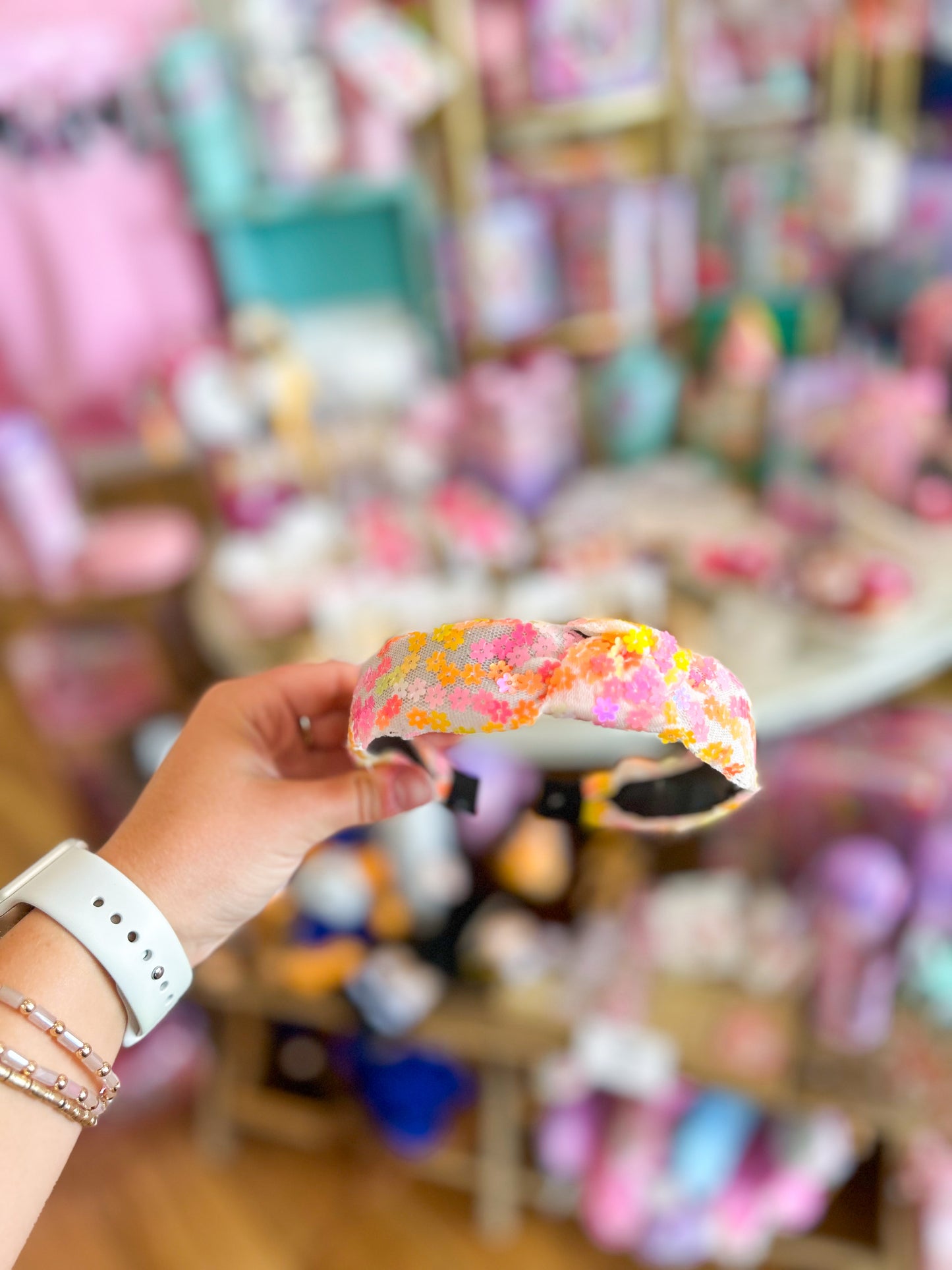 Flower Sequin Headband